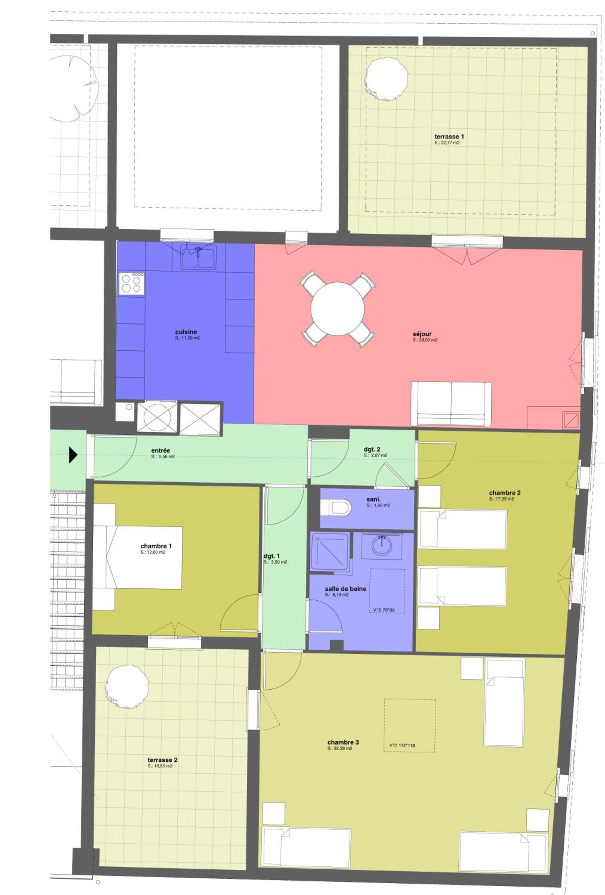 Three-Bedroom Apartment (7 Adults) photo 2