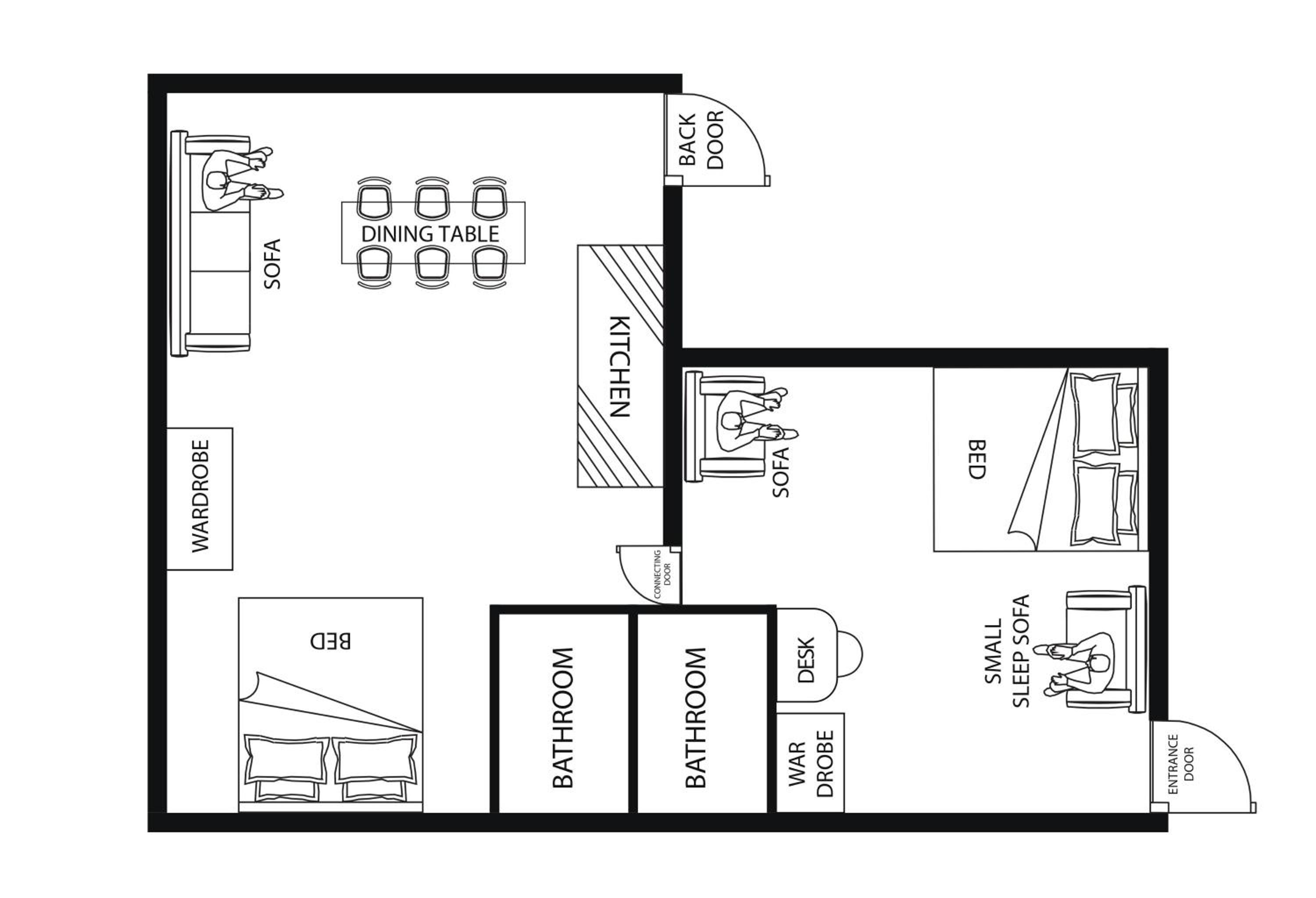 Two-Bedroom Apartment photo 1