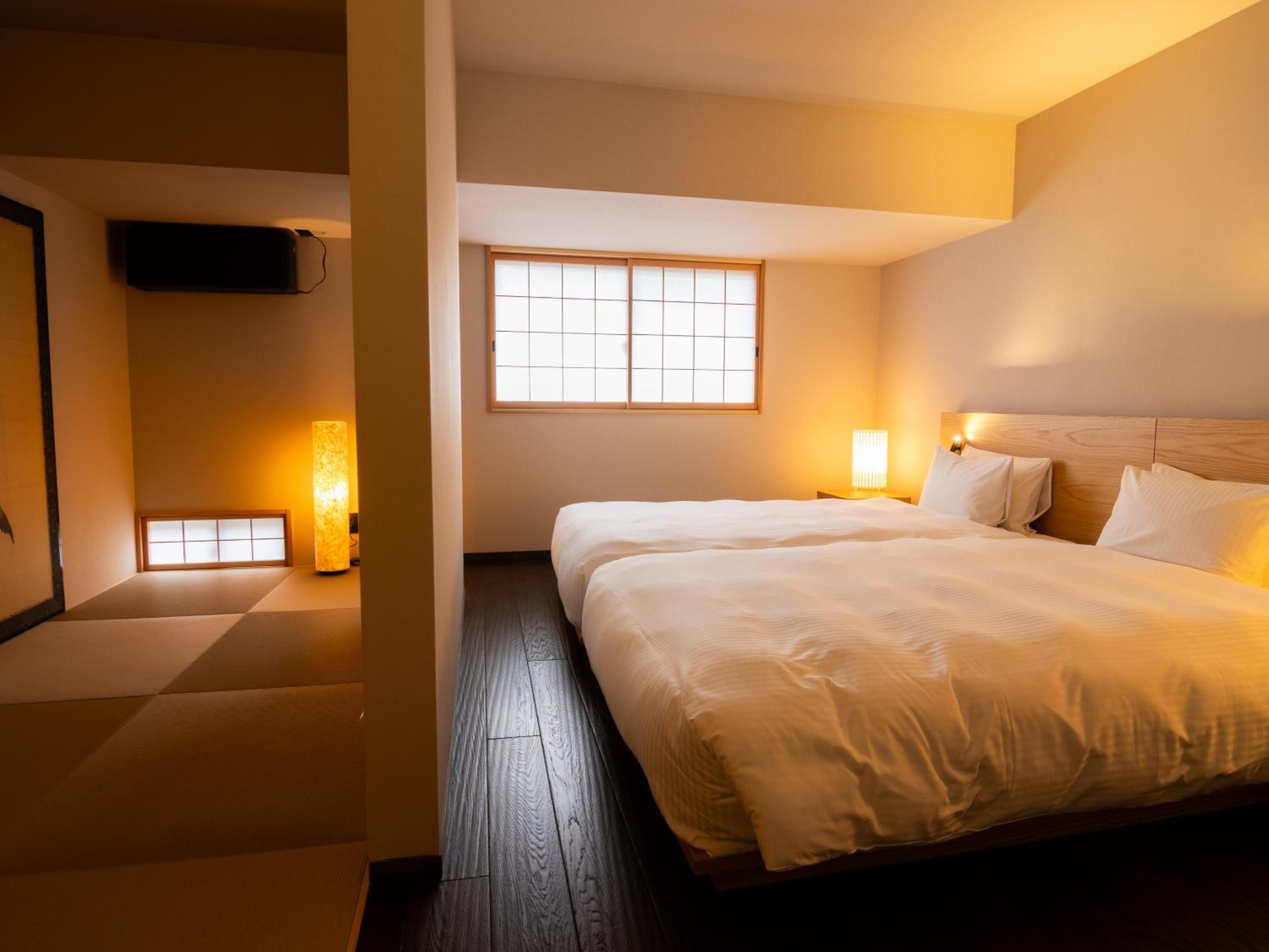 MASU: “Machiya” Two-Story Suite with Separate Tatami Room and Courtyard, 72sqm, Non-Smoking