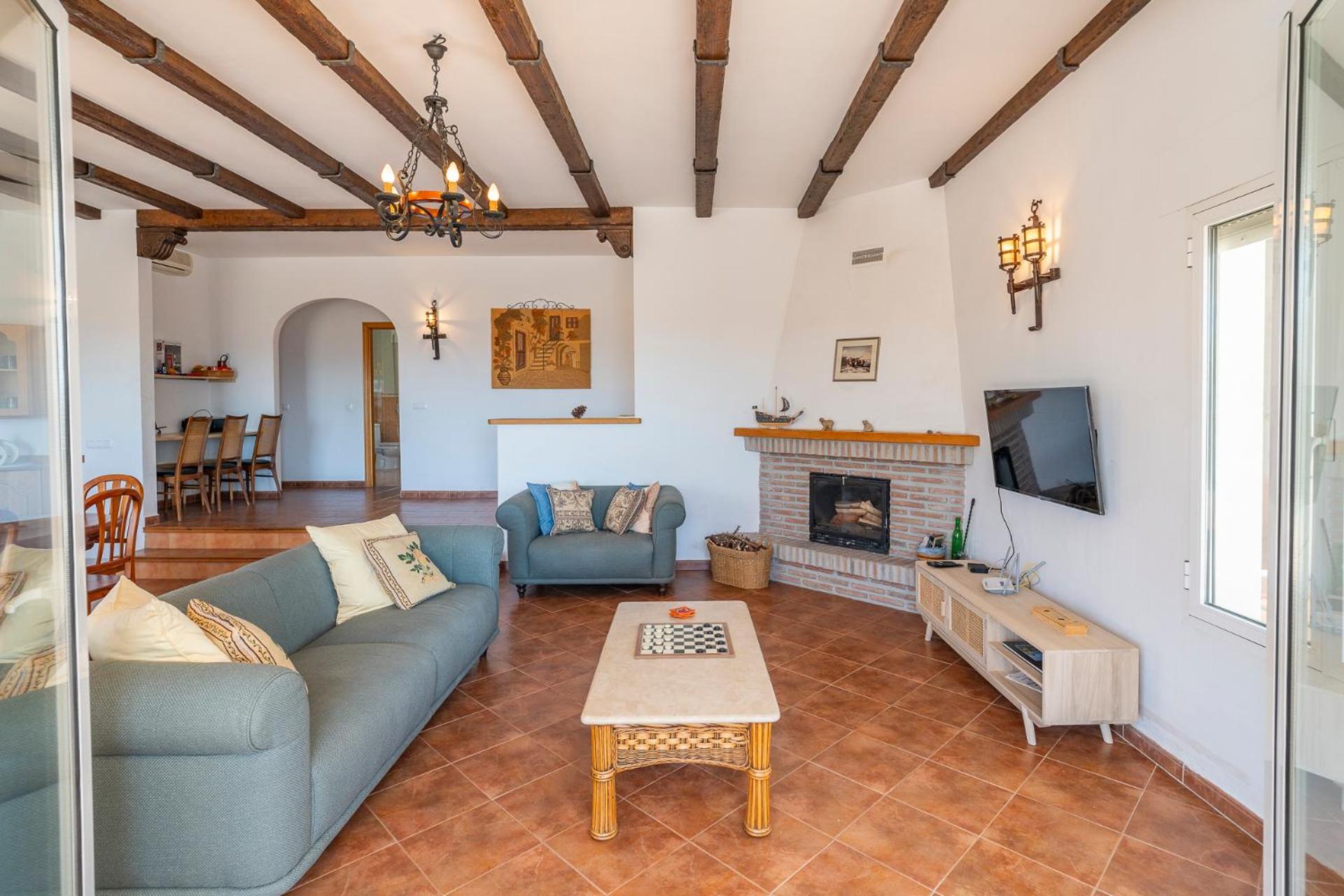 Villa con vistas al jardín