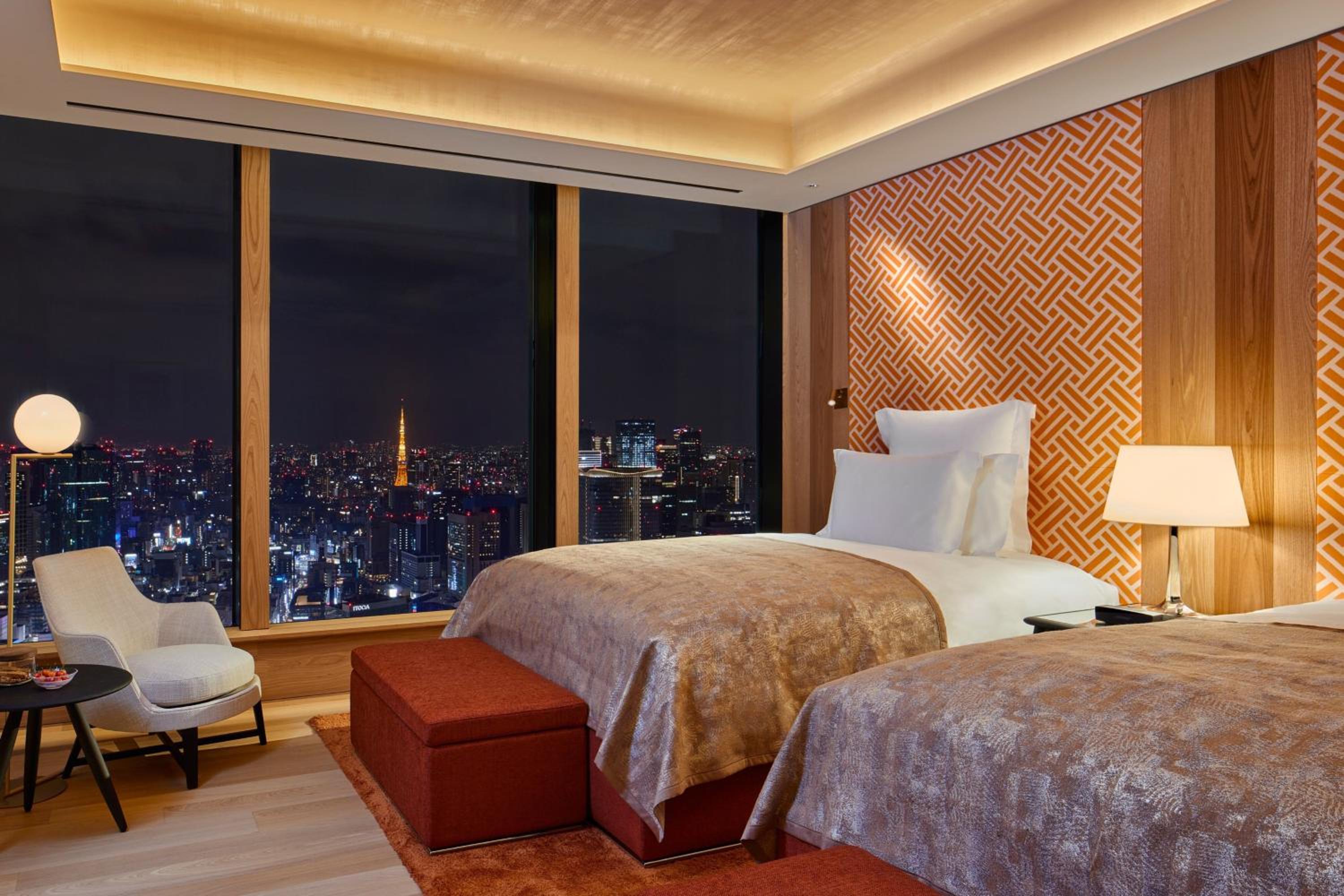 Superior Double Room with Two Double Beds and Skyline View