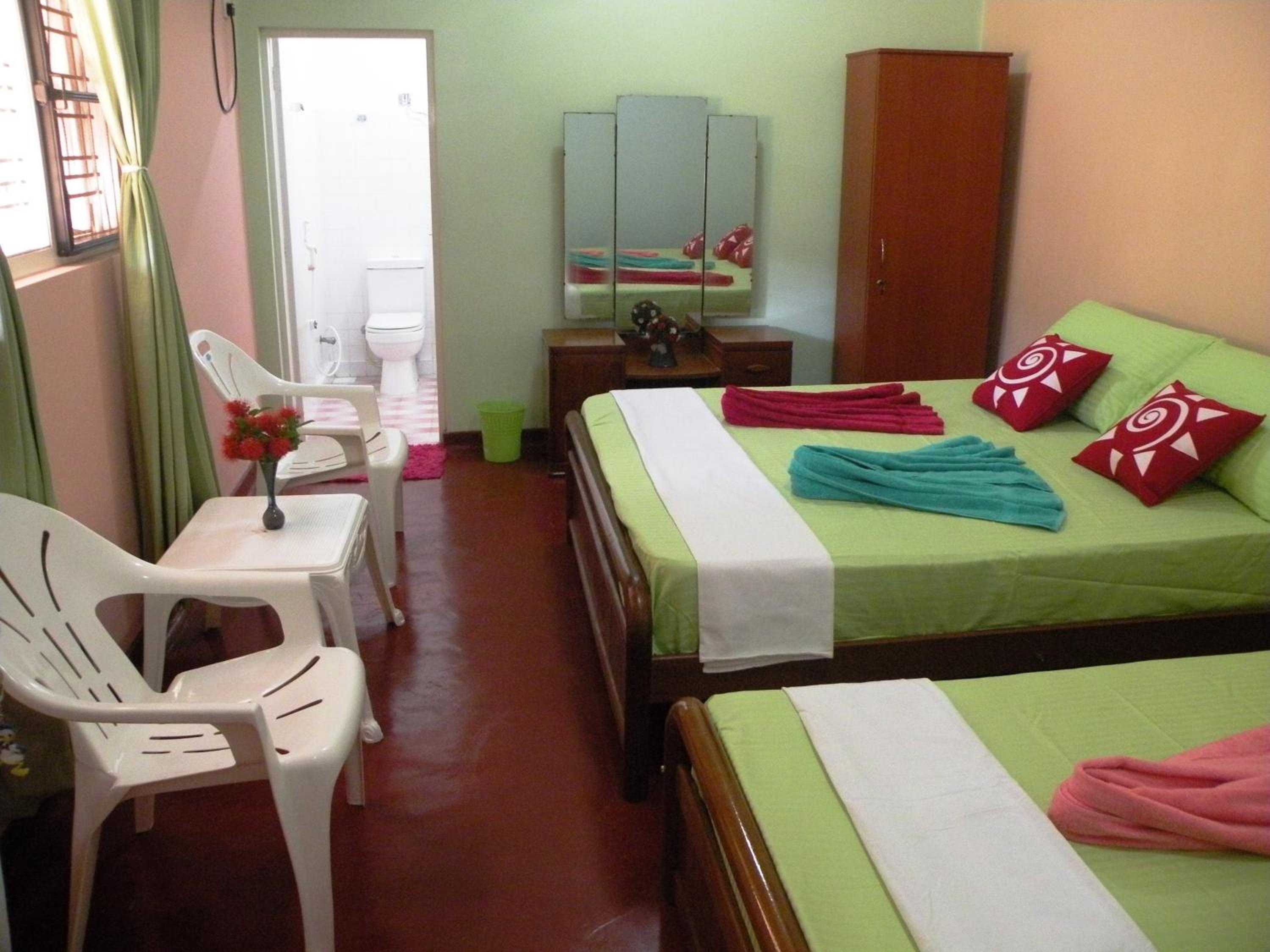 Double or Twin Room with Private Bathroom and AC