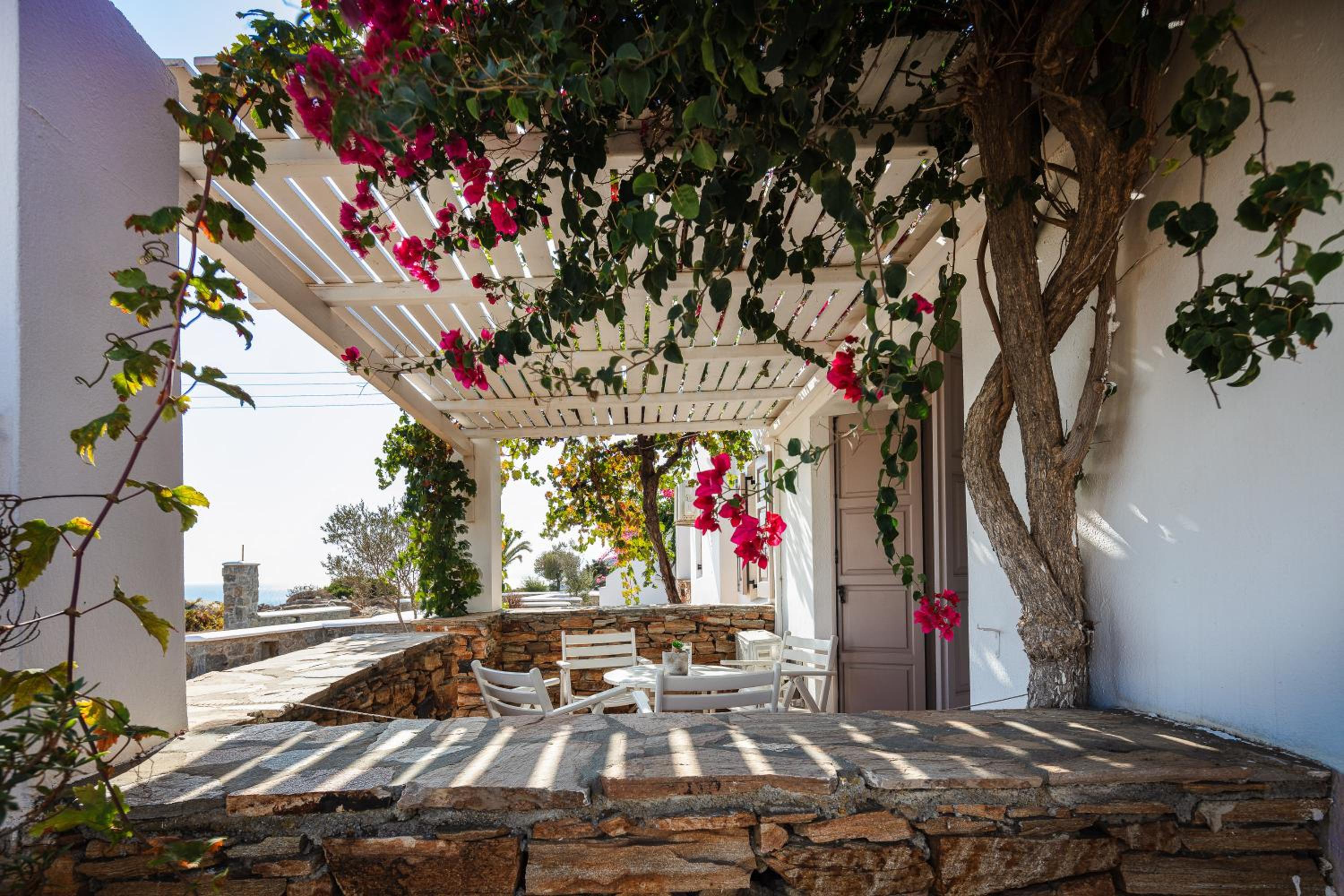 Aegean Quadruple Room with Terrace & Sea View