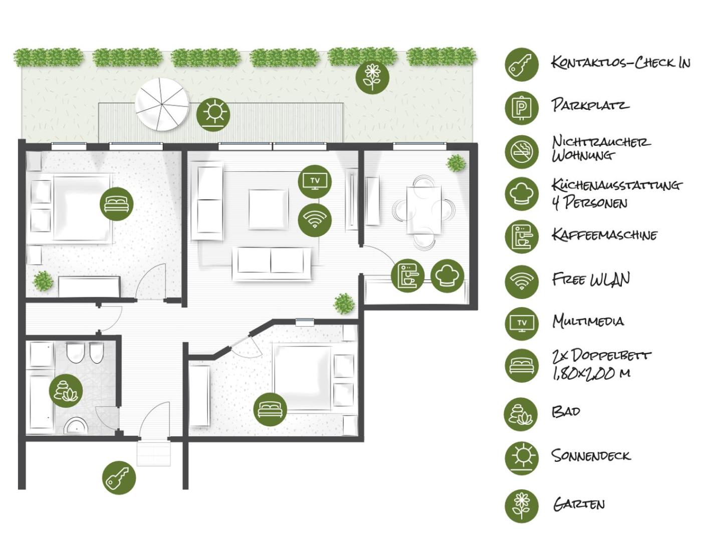 Two-Bedroom Apartment - Photo 3