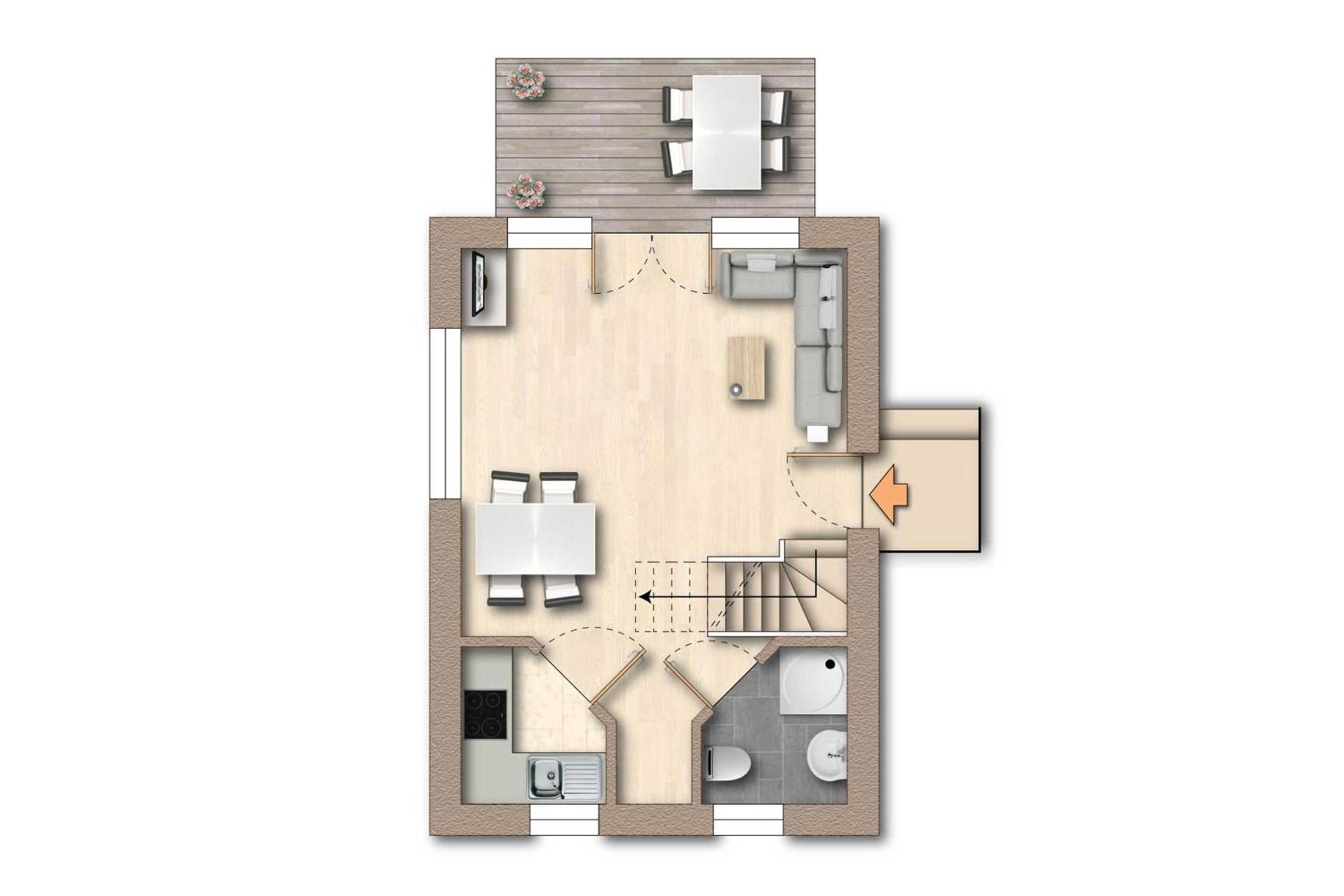 Two-Bedroom House photo 3
