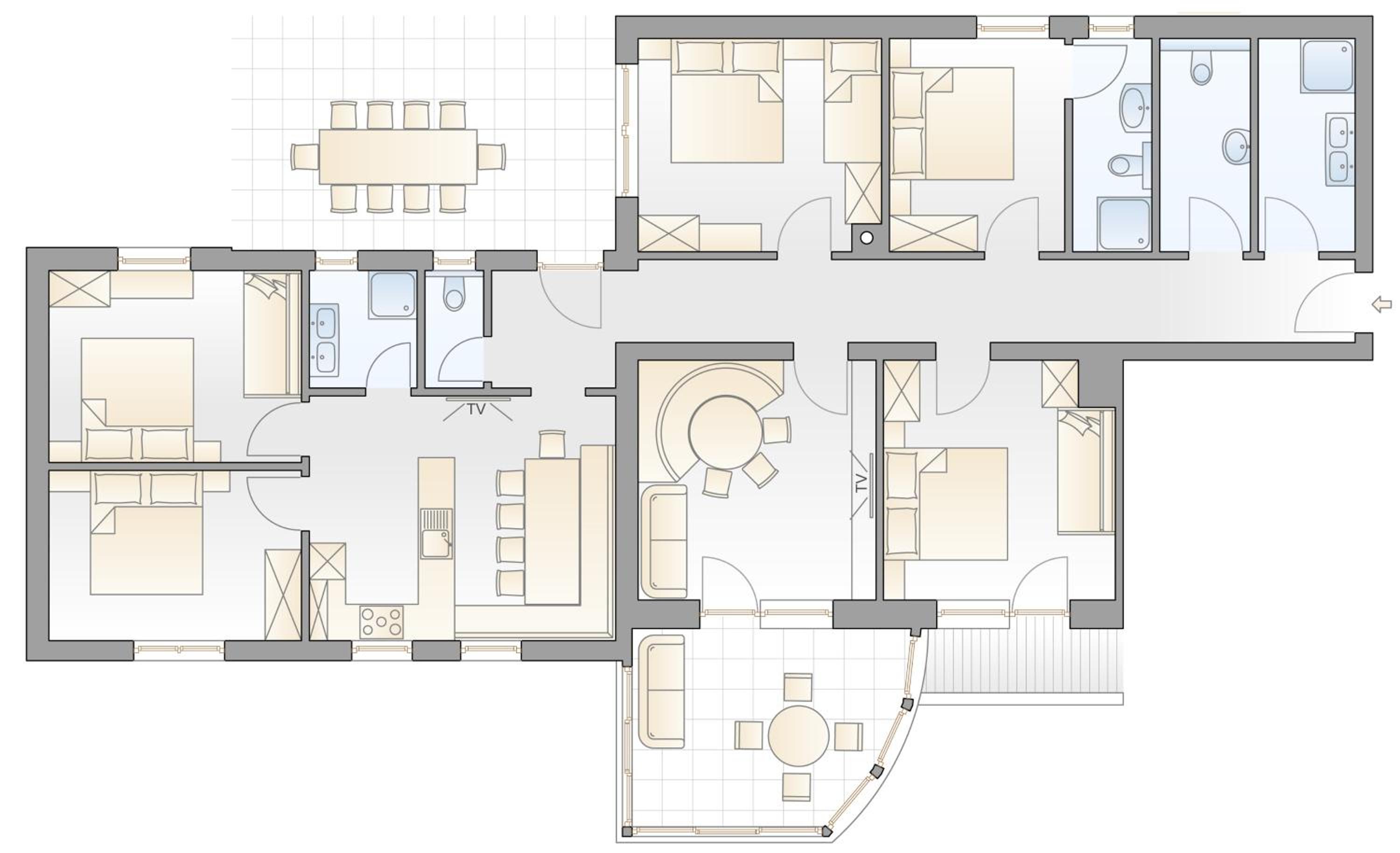 Apartment with Terrace photo 3