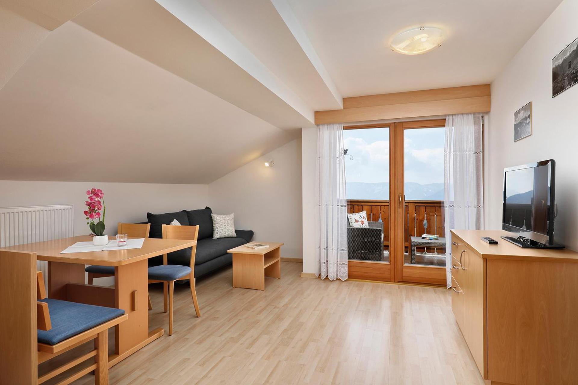 One-Bedroom Apartment with Balcony and Mountain View  