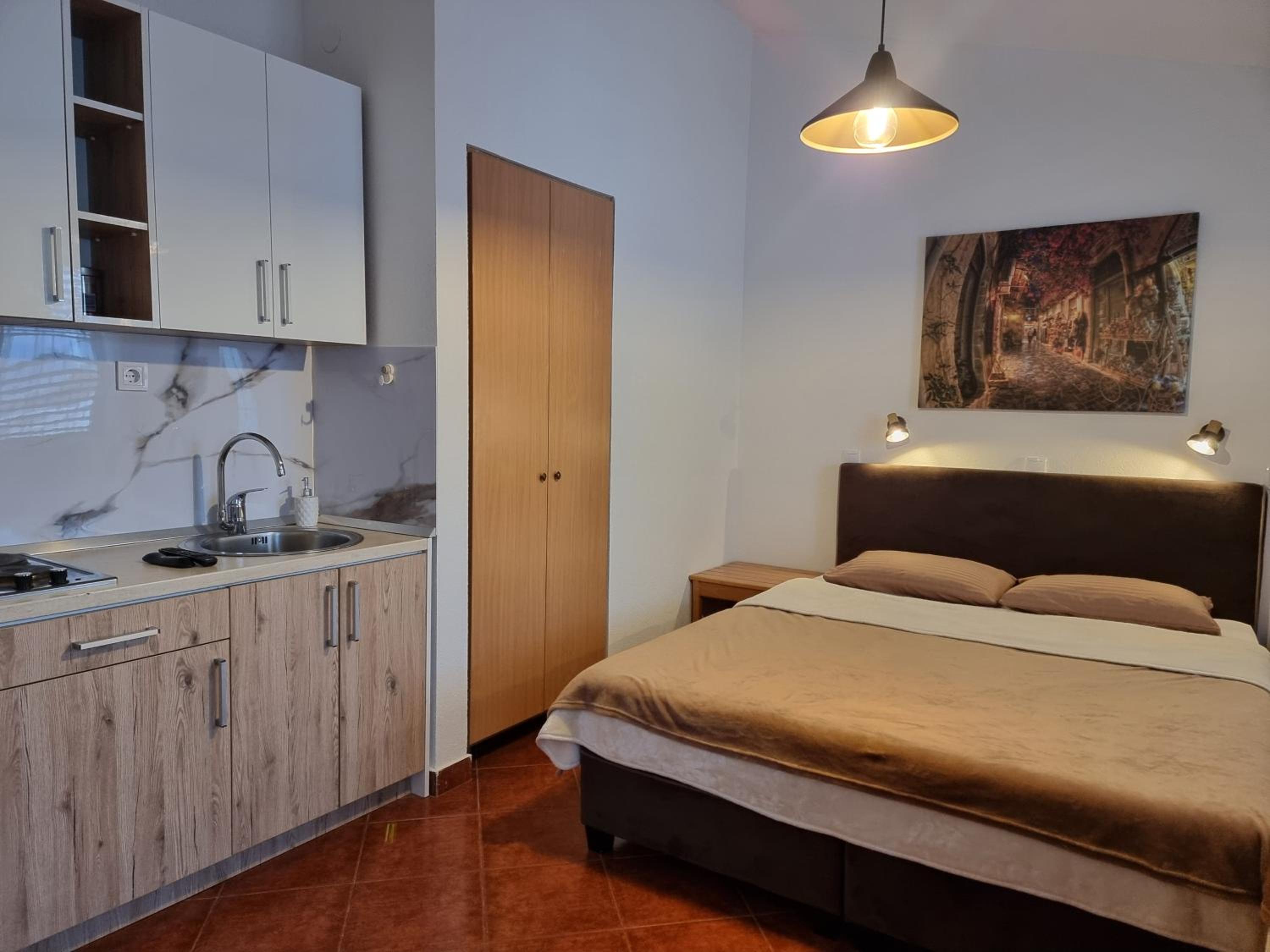Studio with Balcony