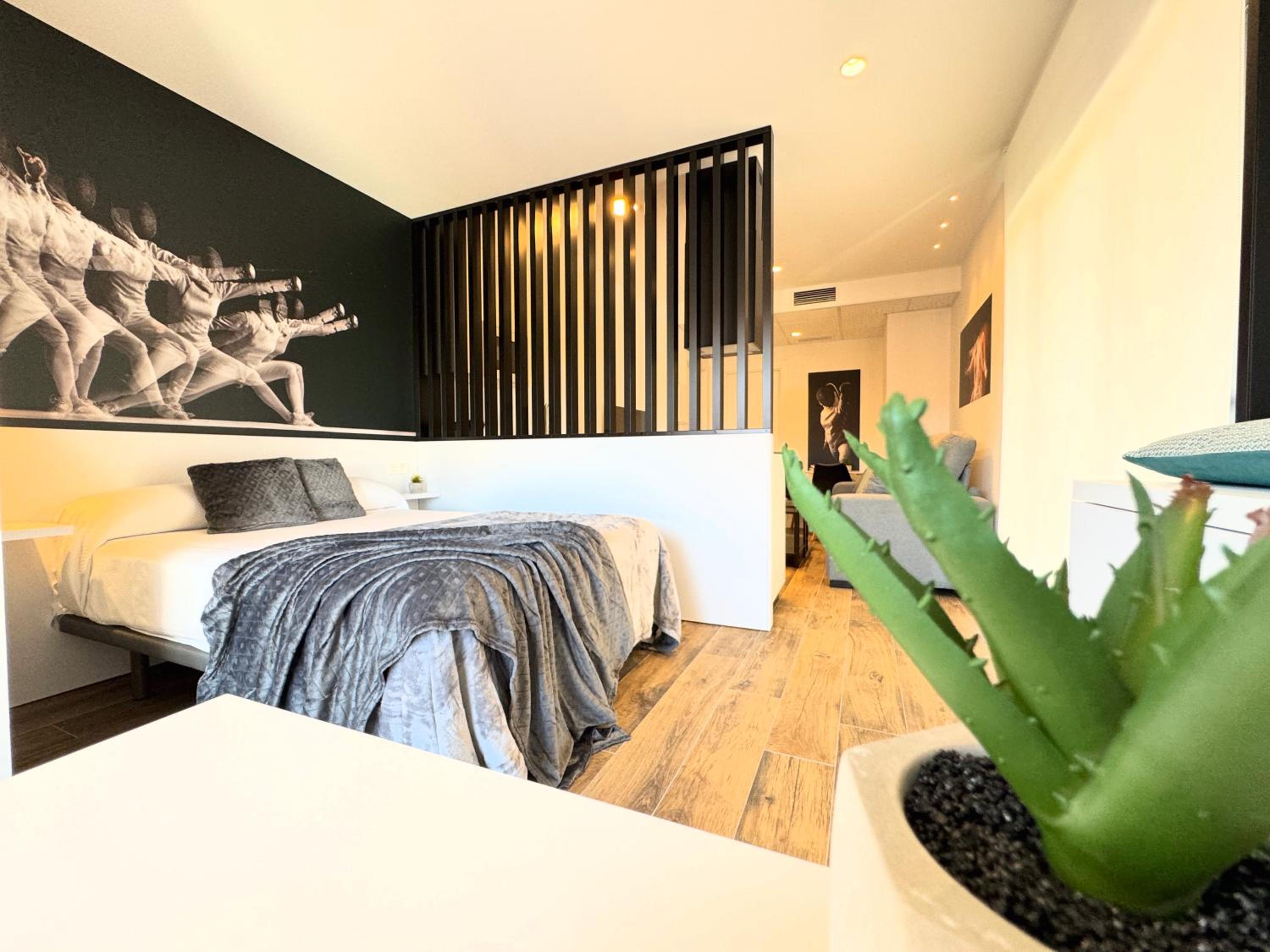 Estudio con terraza
