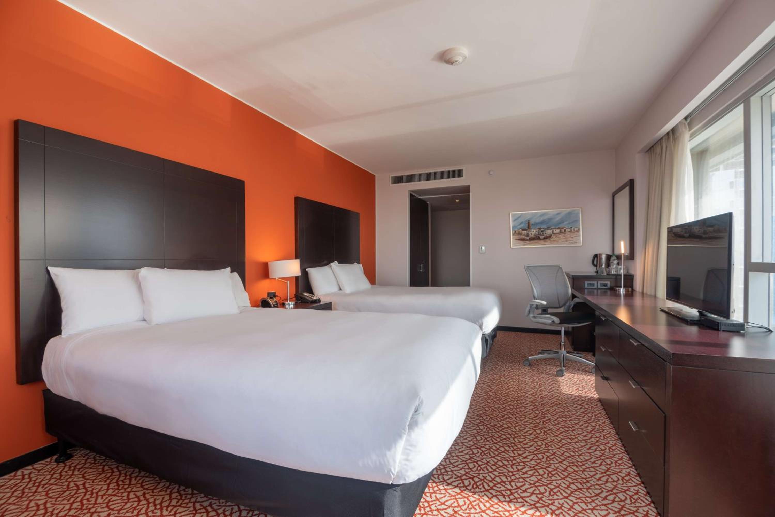 Double Room with Two Double Beds and Front View photo 1