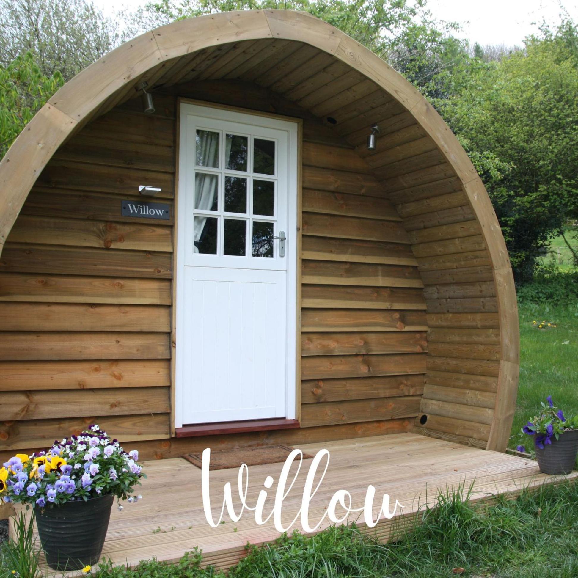 Willow Glamping Pod with Private Hot Tub - Photo 16