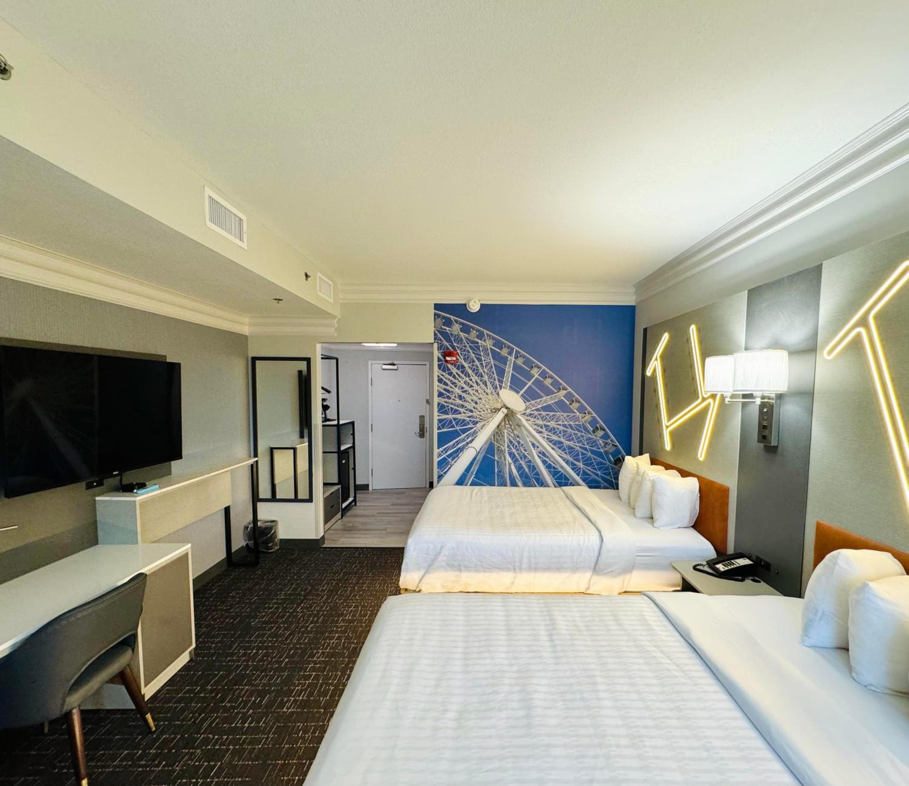 Queen Room with Two Queen Beds - Non-Smoking at The Walden, Trademark Collection By Wyndham in Pigeon Forge
