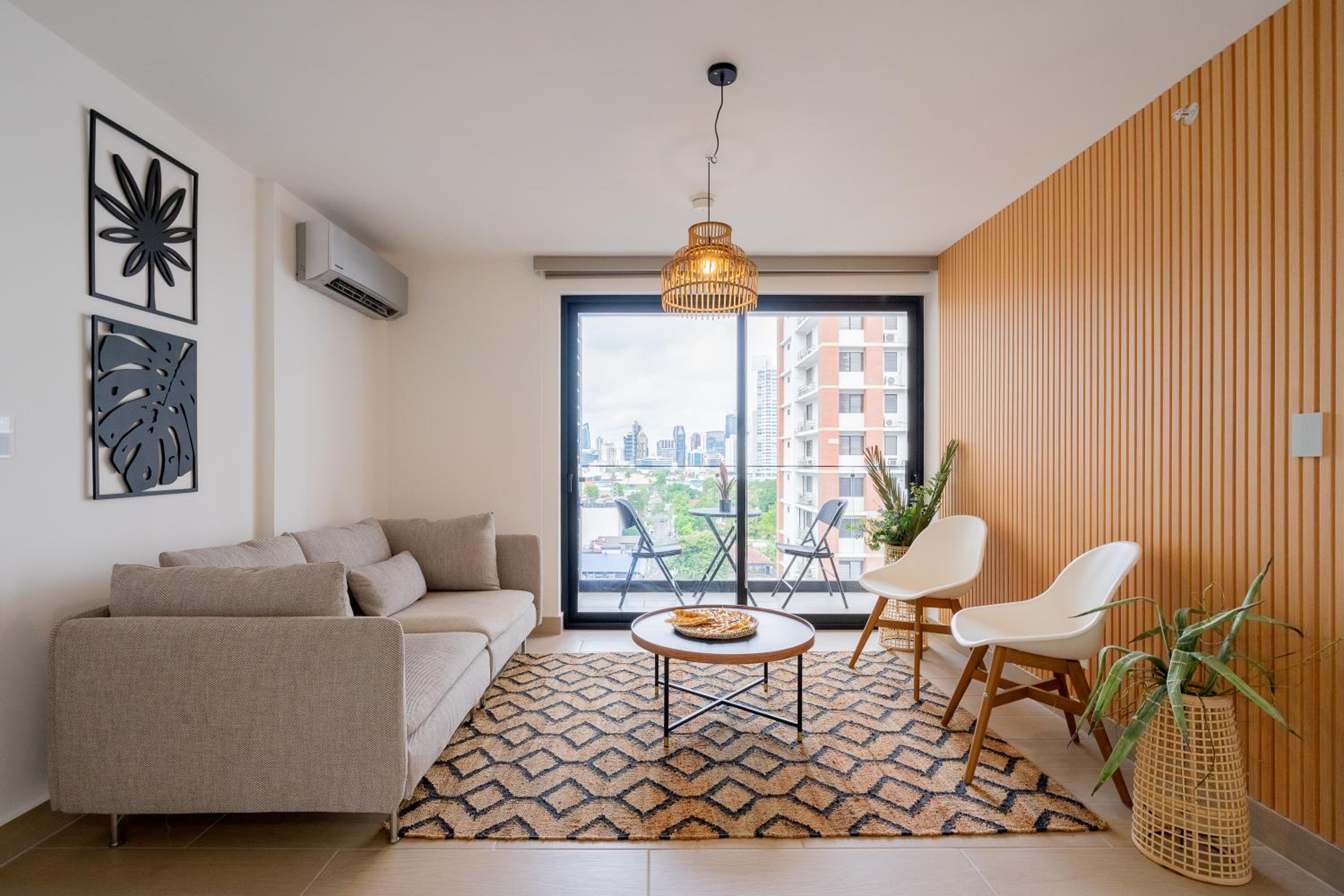 One-Bedroom Apartment with Balcony and City View