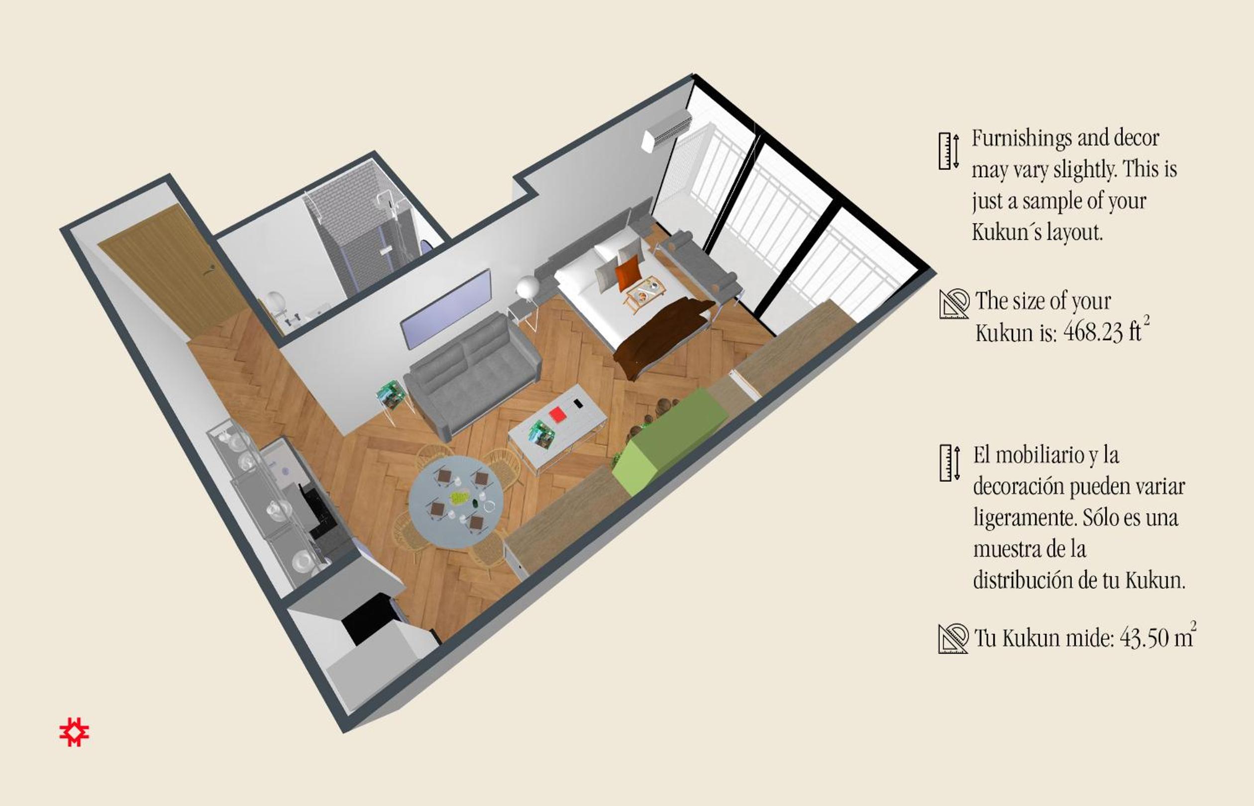 Apartment with View and Balcony - Photo 3