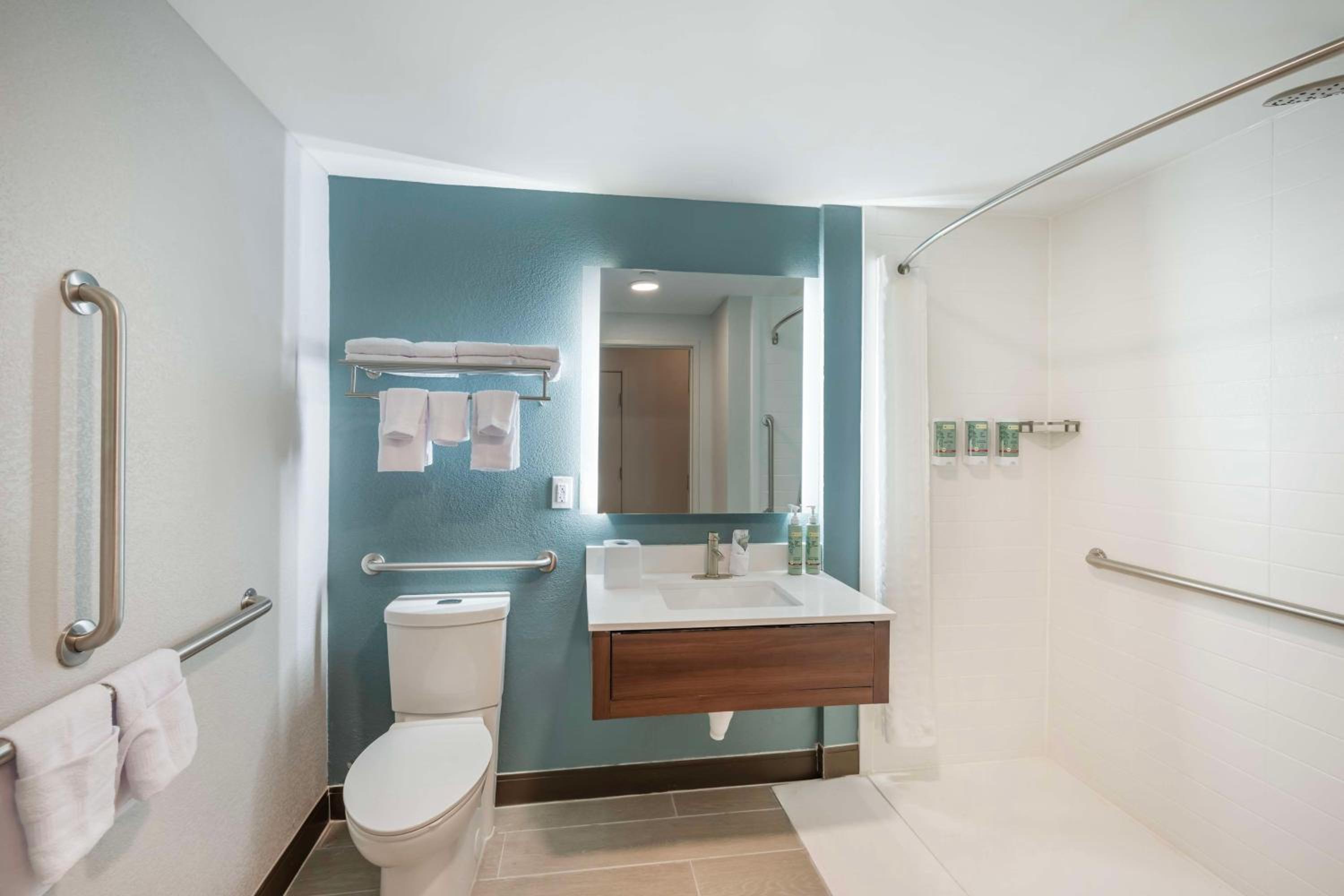 Queen Room - Mobility Accessible with Roll-In Shower