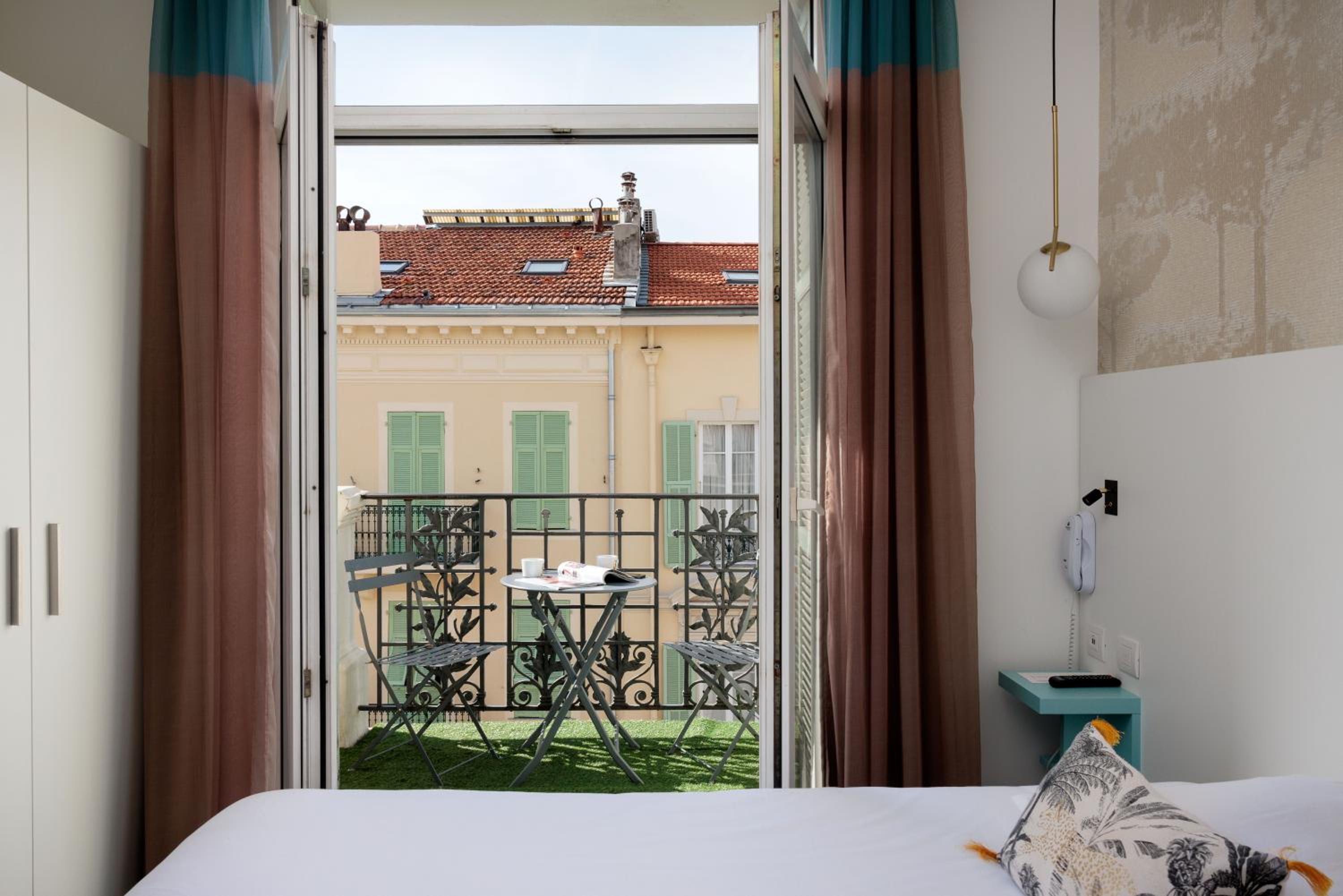 Enjoy a charming view from your private balcony!