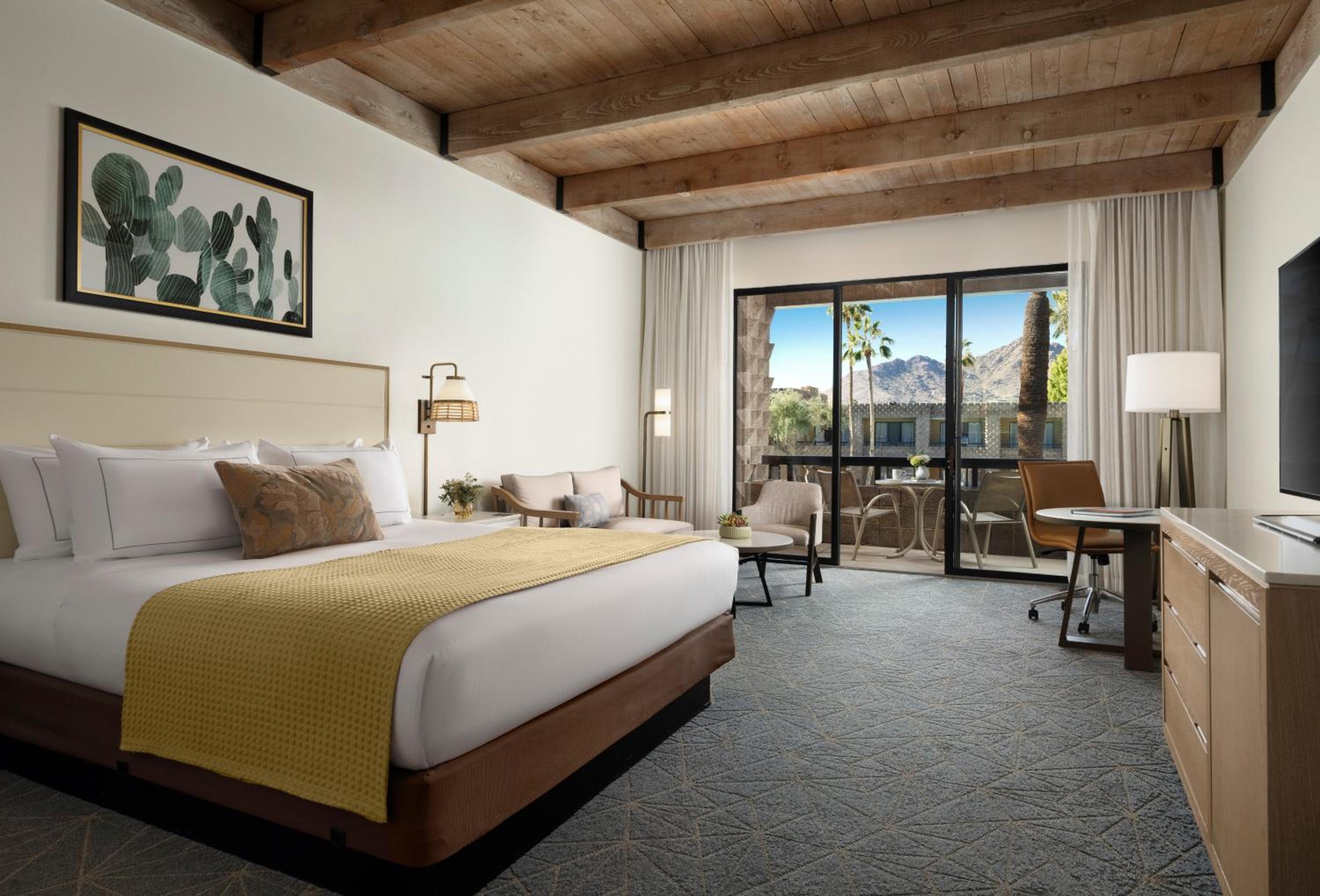 King Room with Balcony and Pool View