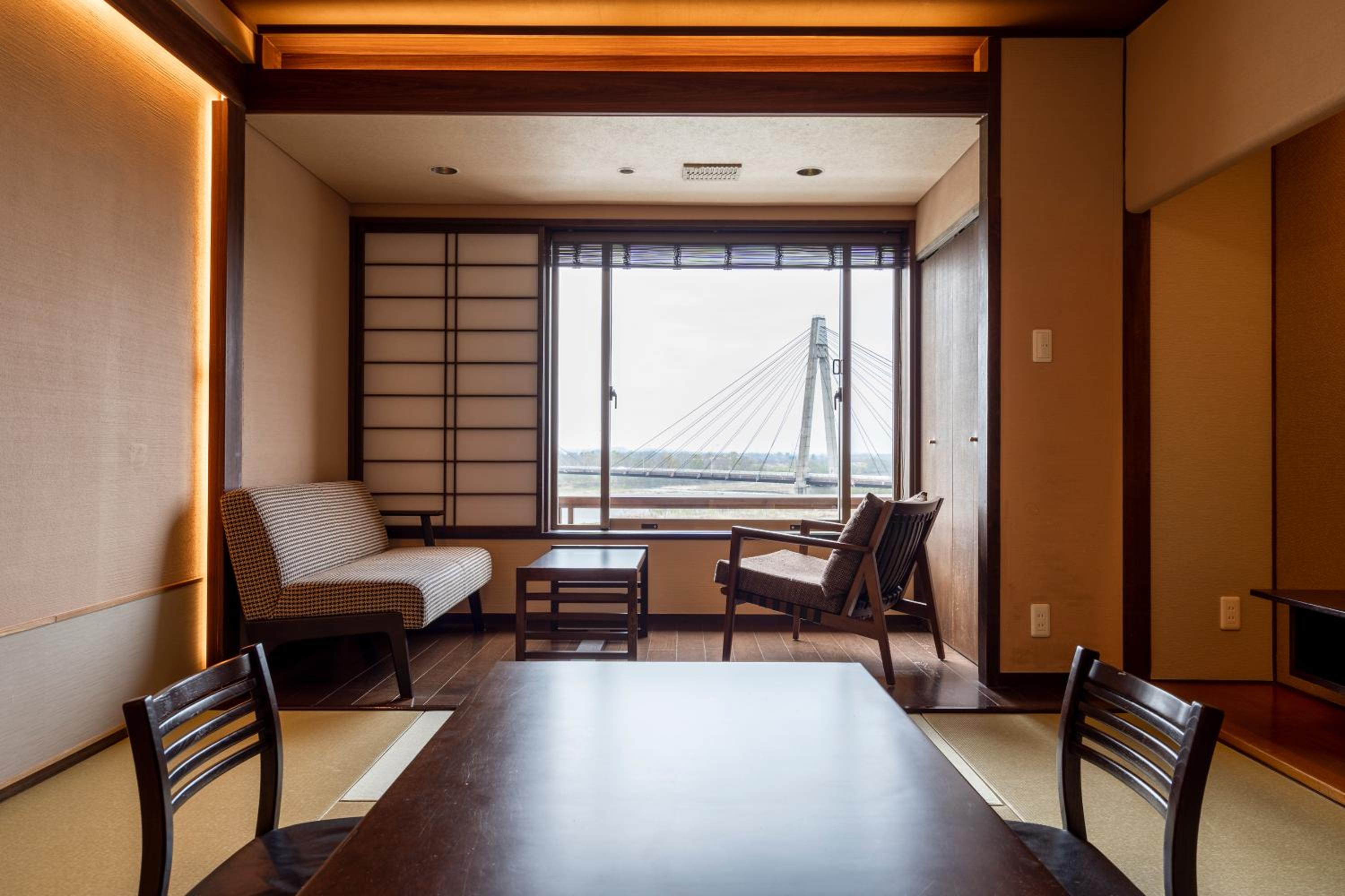 Japanese-Style Quadruple Room with River View - Non-Smoking photo 2