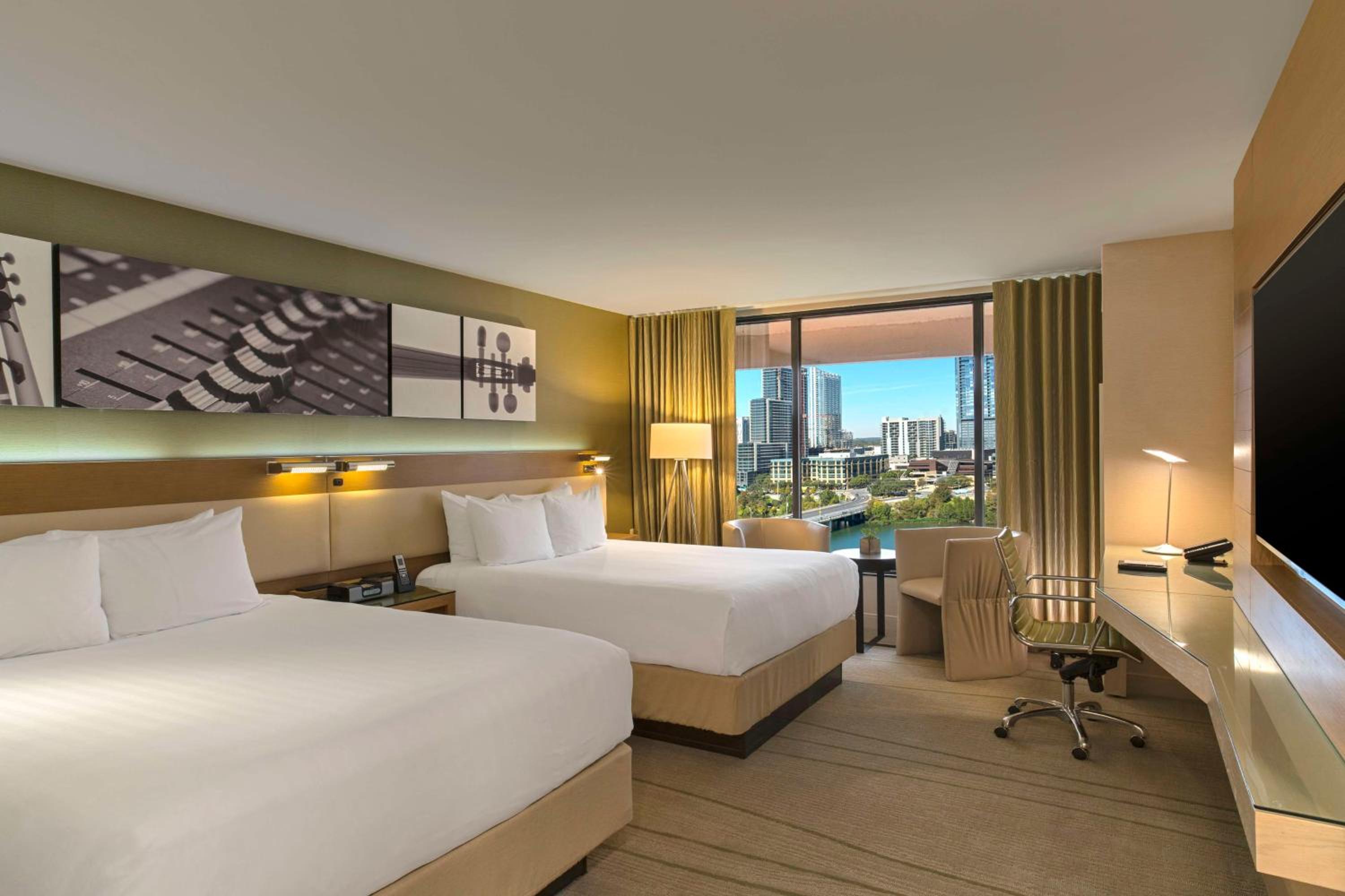 2 Queen Beds Lake View at Hyatt Regency Austin in Austin