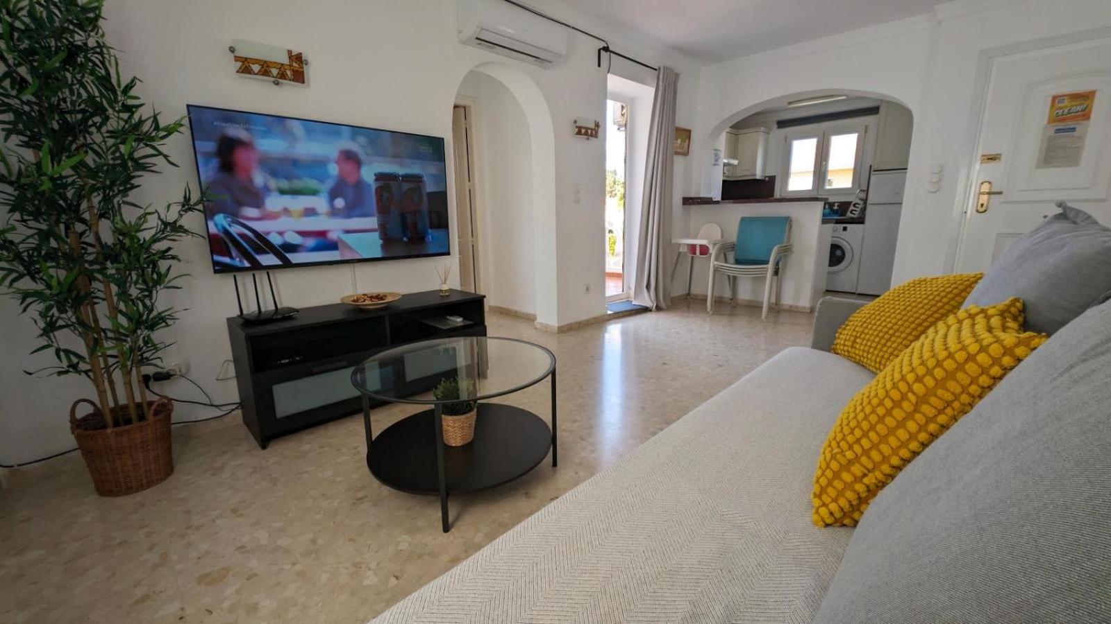 Apartamento con vista al jardín