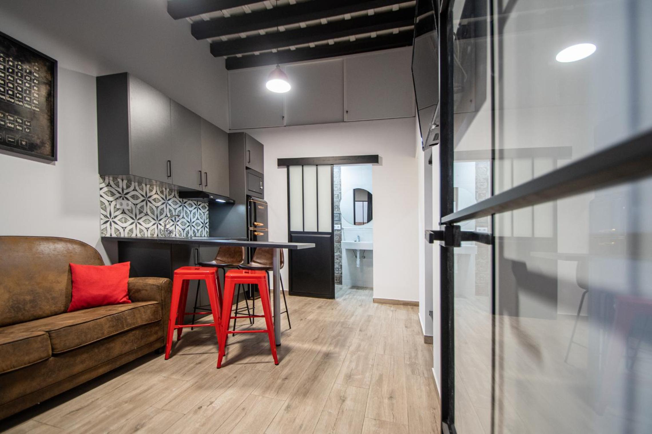 Apartamento con Balcón