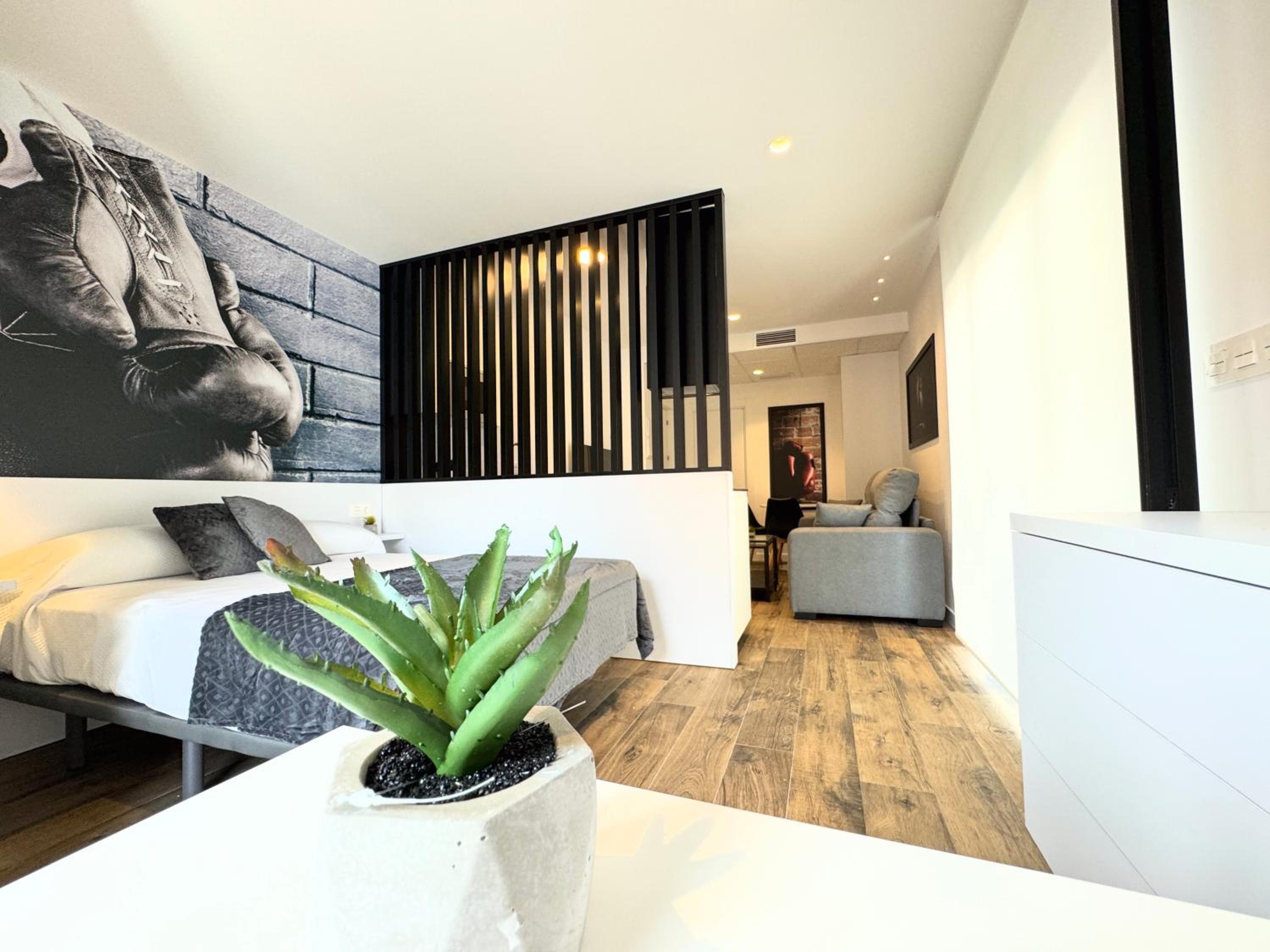 Estudio con terraza