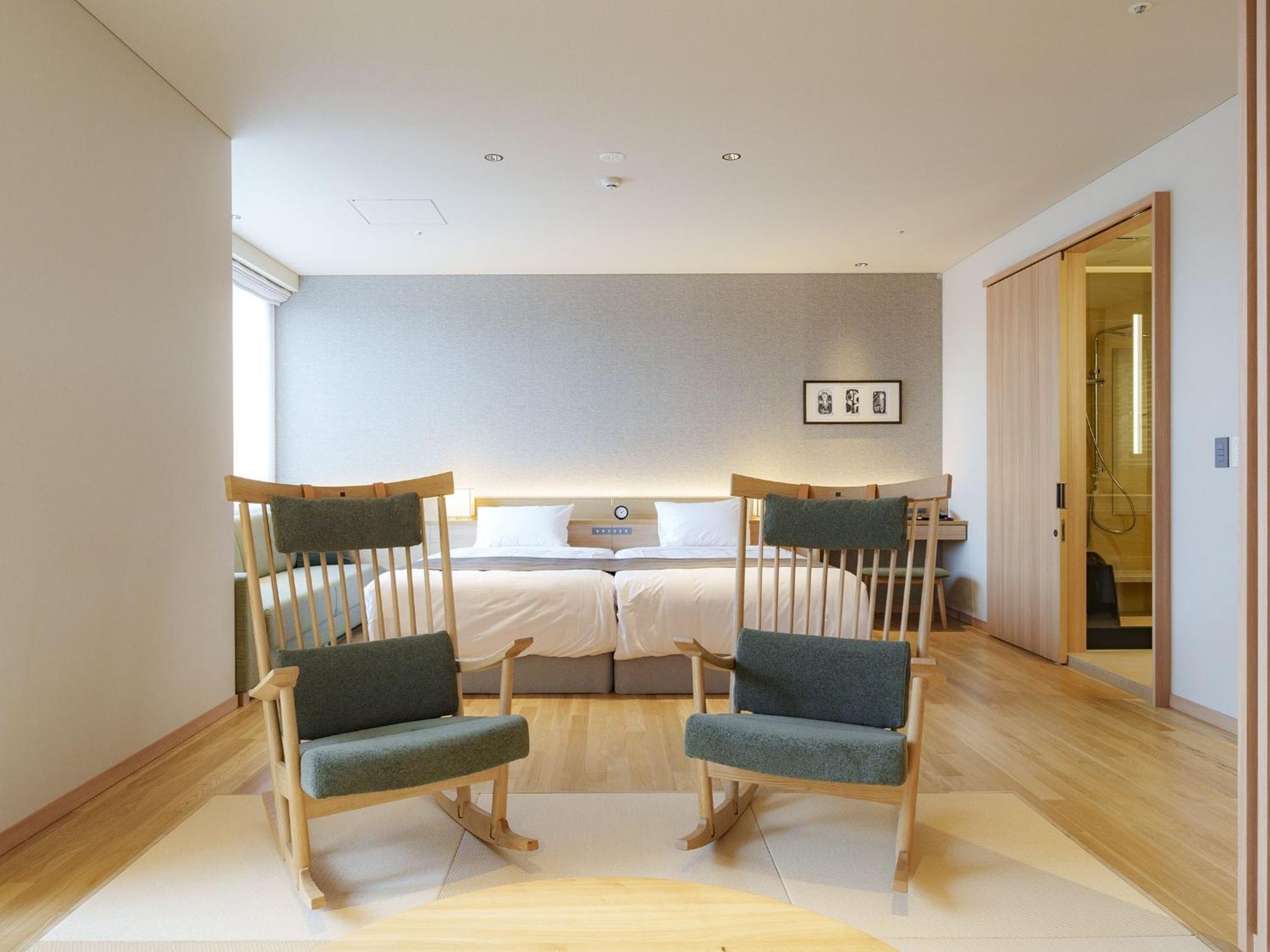 Room with Tatami Area & Onsen Open Air Bath-Lake View-West Wing - Non-Smoking- Premium French Dinner & Buffet Breakfast - Photo 16