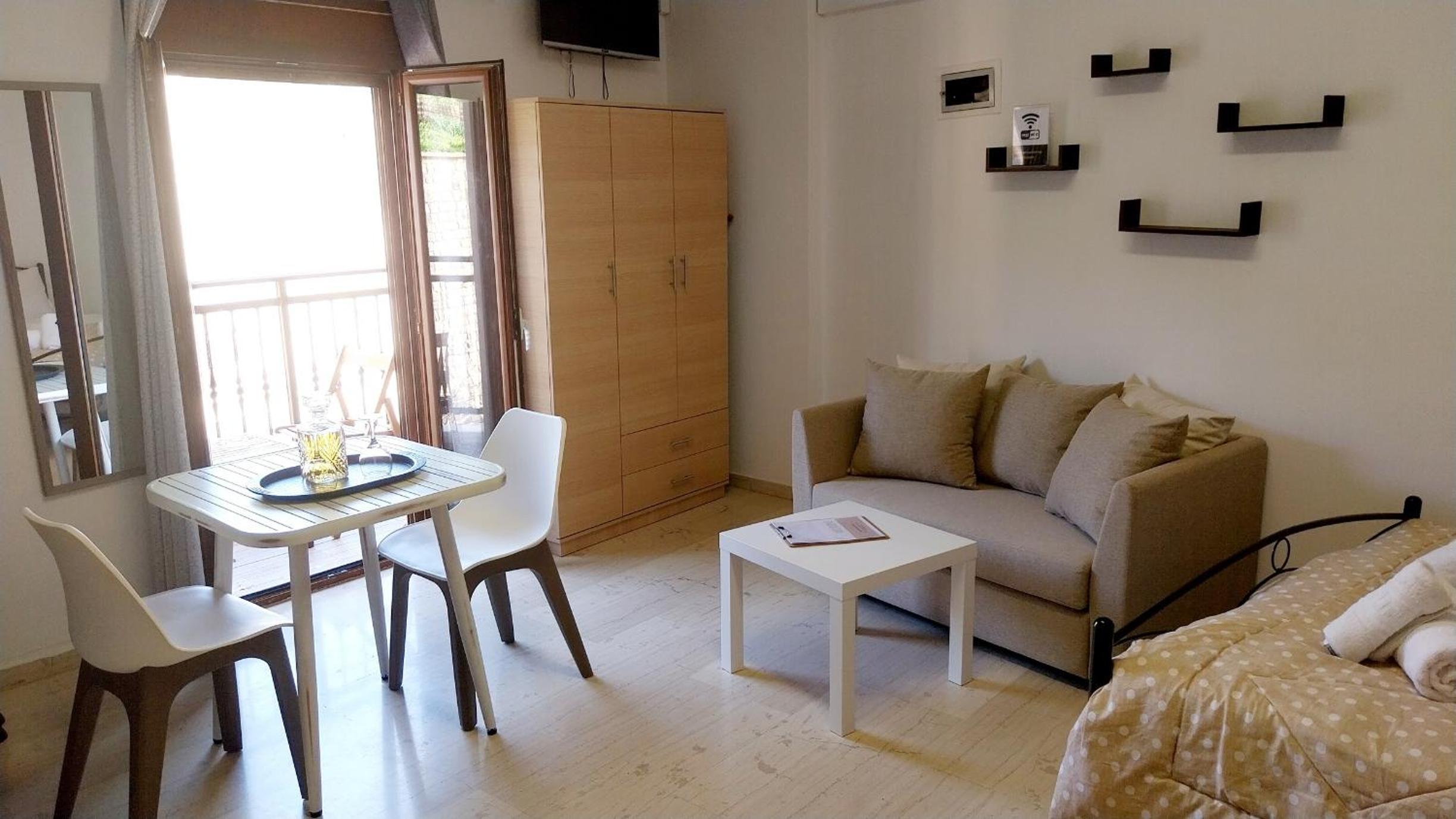Studio with Balcony
