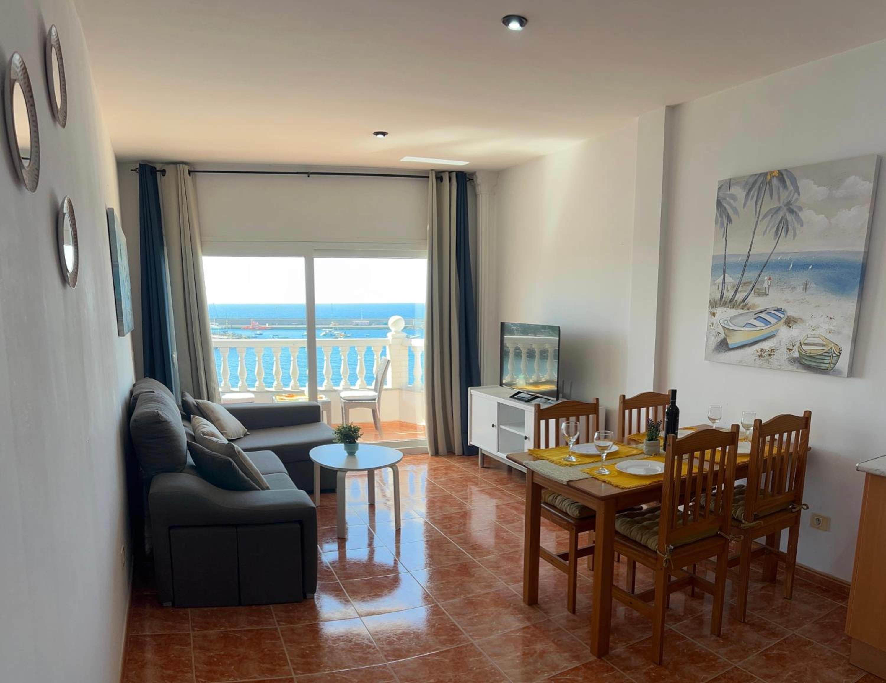 Apartamento con vista al mar