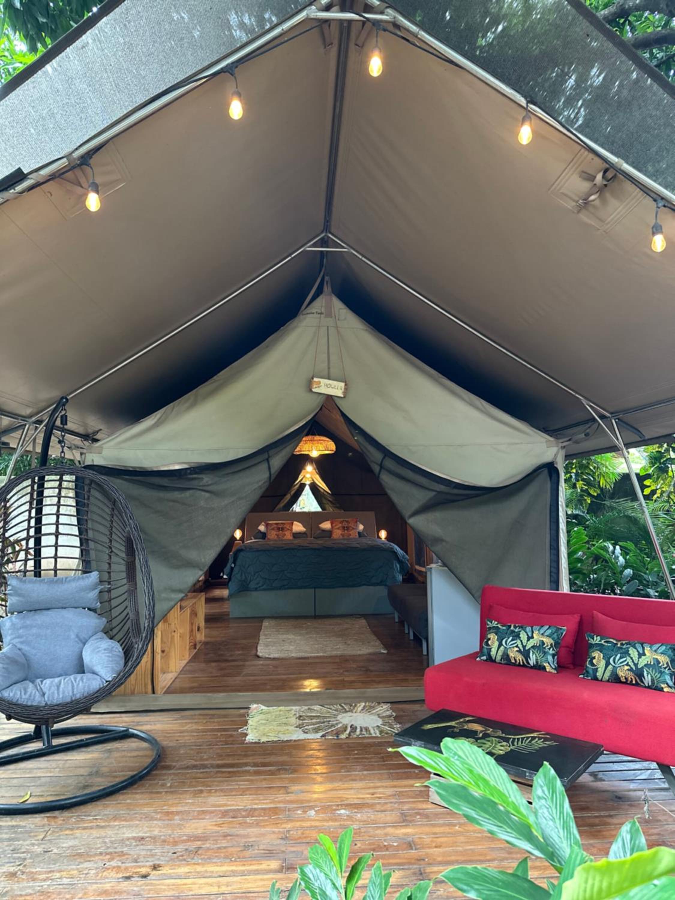 Safari Style Glamping Tent @ Curiol Boutique Hotel & Lounge