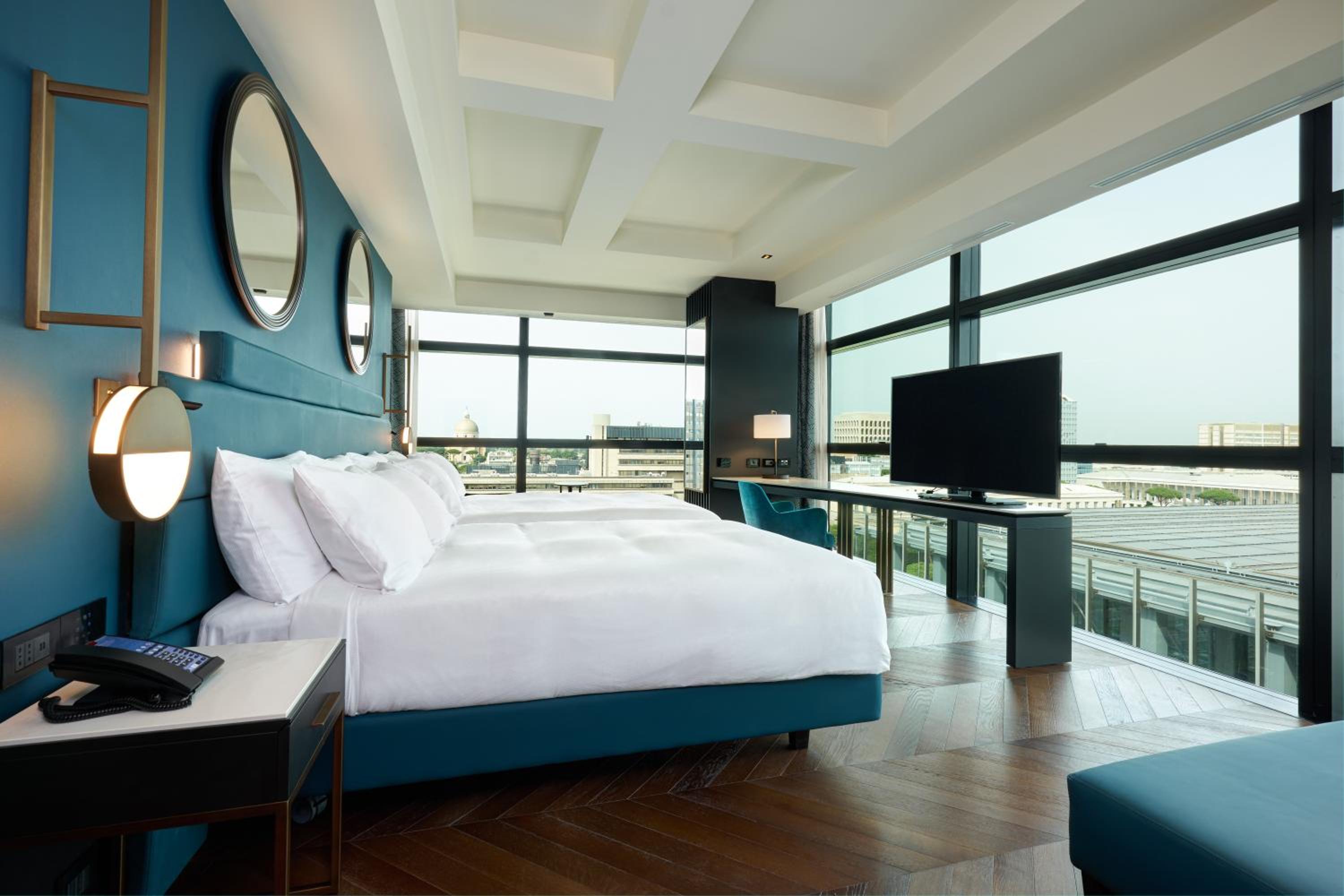 Executive Corner Room with Two Double Beds