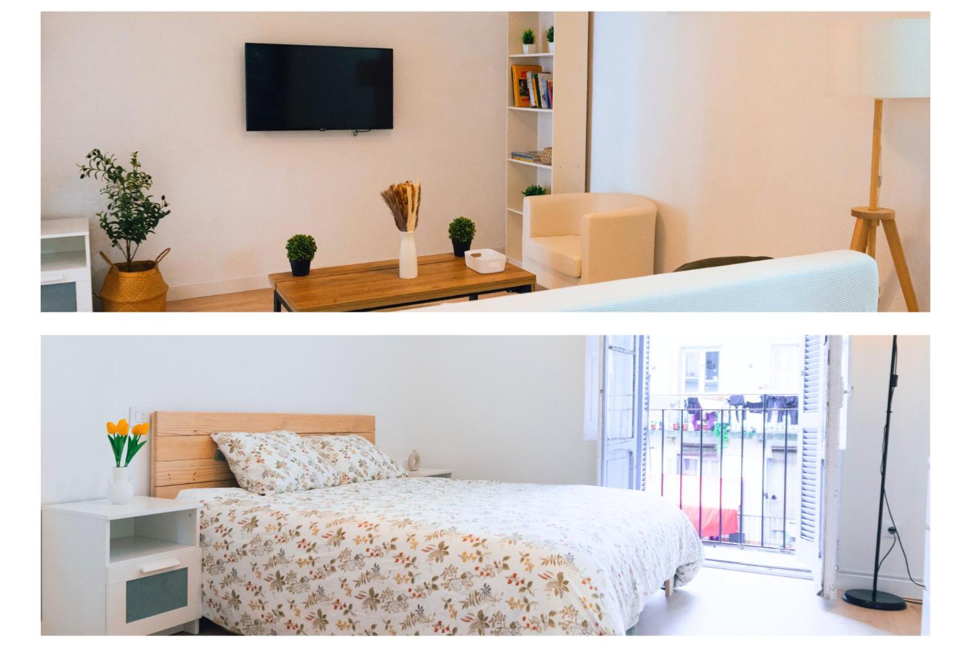 Apartamento de dos habitaciones