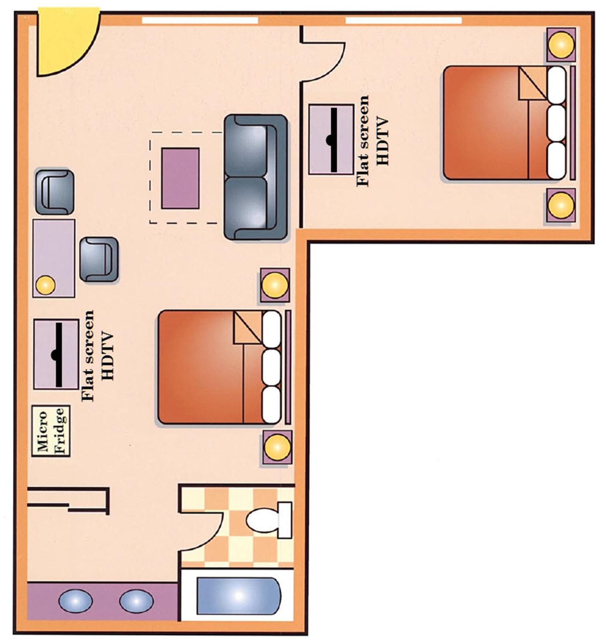 Two-Bedroom Queen Suite - Non-Smoking - Photo 7