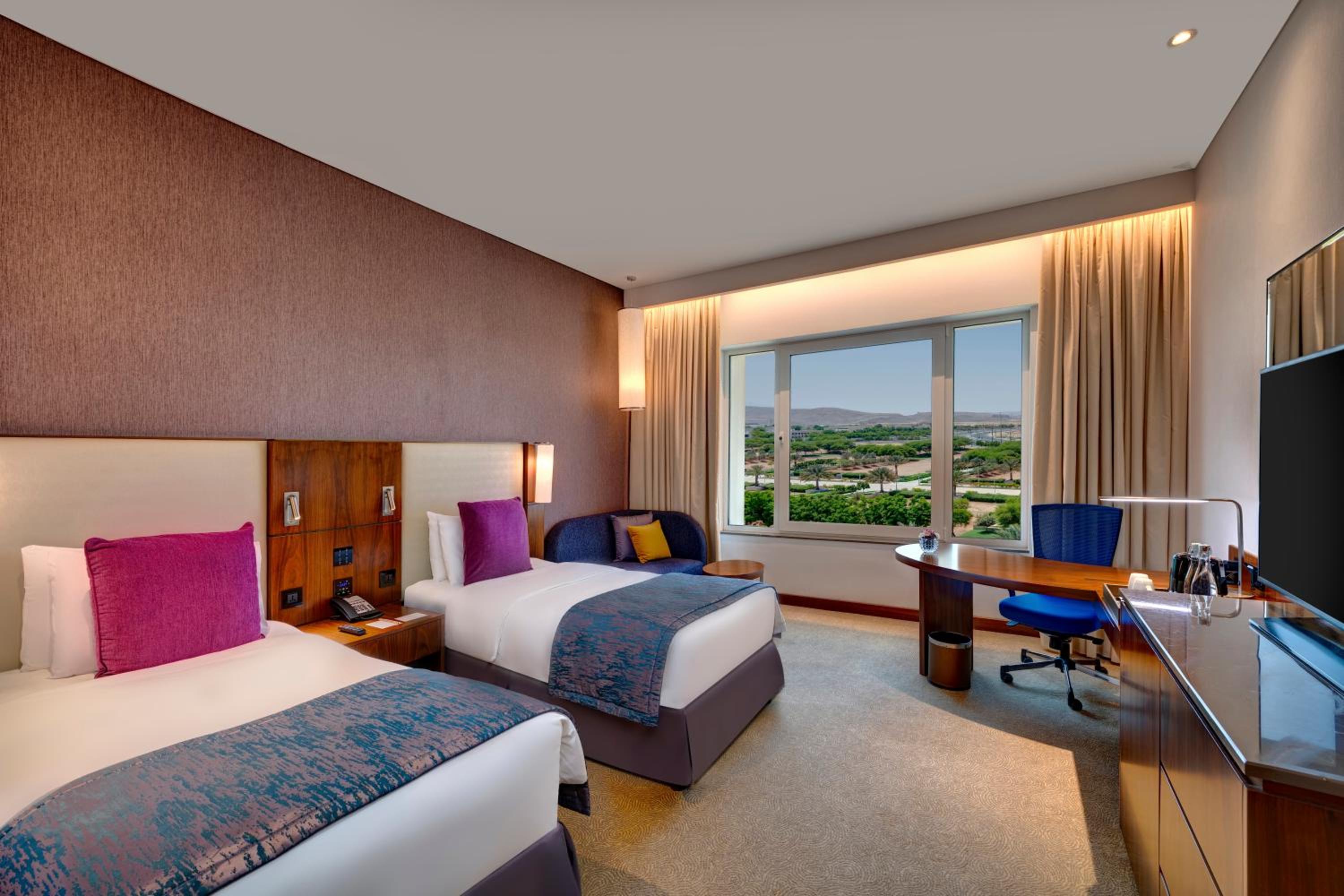 Standard Twin Room with Mountain View