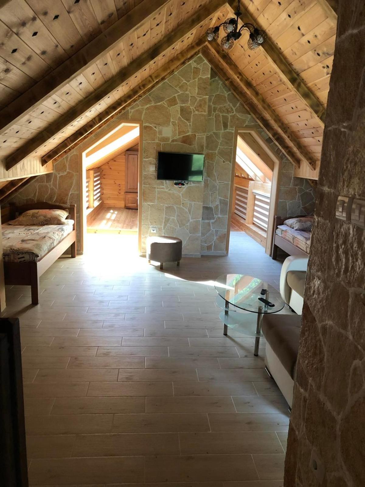 Family Room With Bathroom