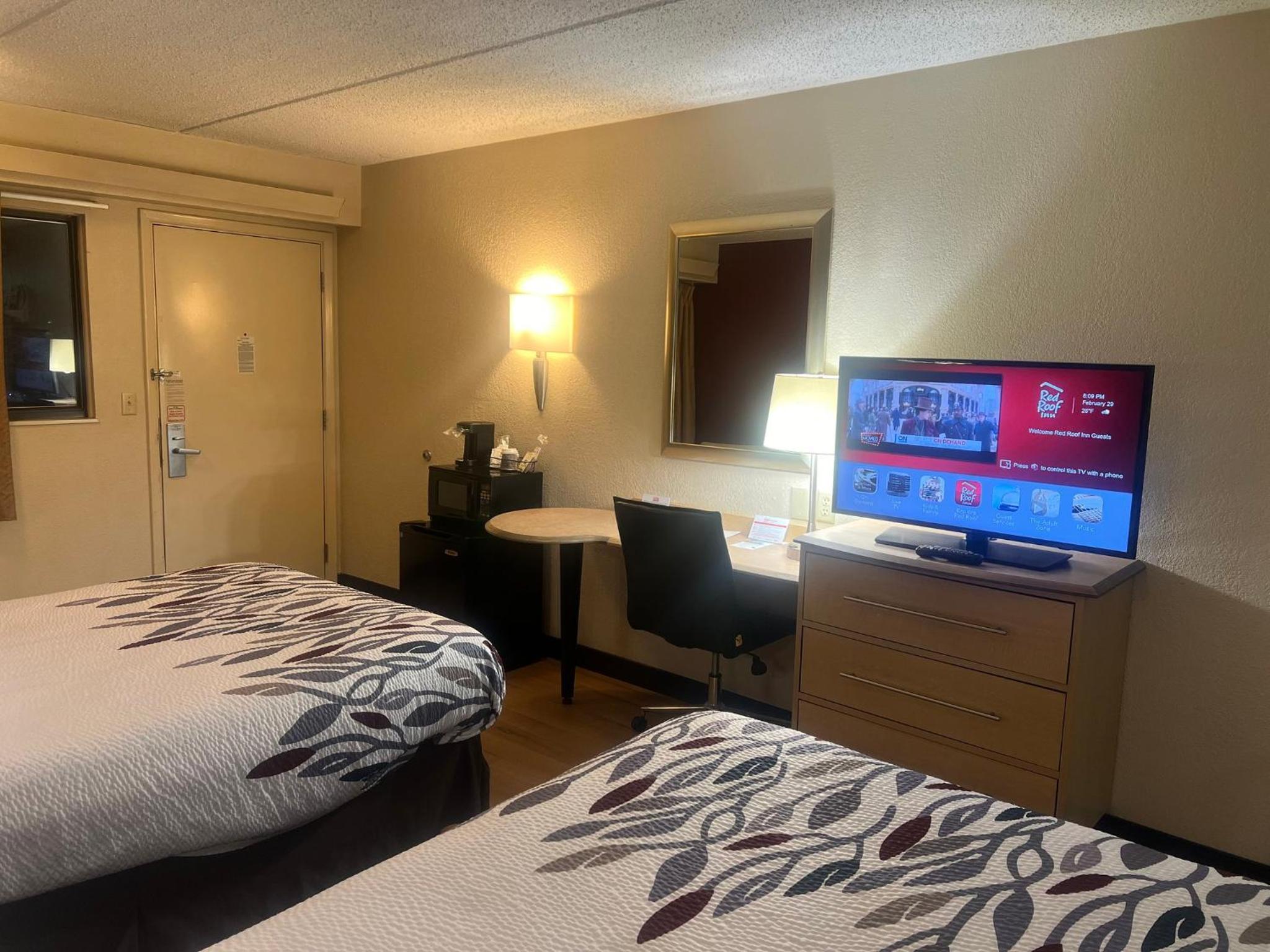 Deluxe Room with Two Double Beds Smoke Free at Red Roof Inn Buffalo - Niagara Airport in Williamsville