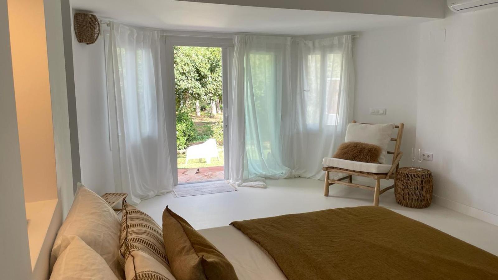Suite con vista al jardín