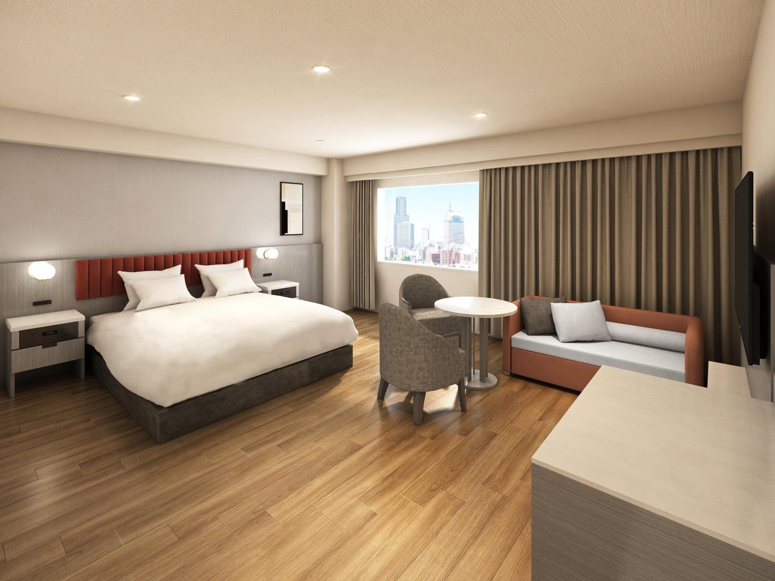 Premium King Room with Living Area and Single Sofa Bed
