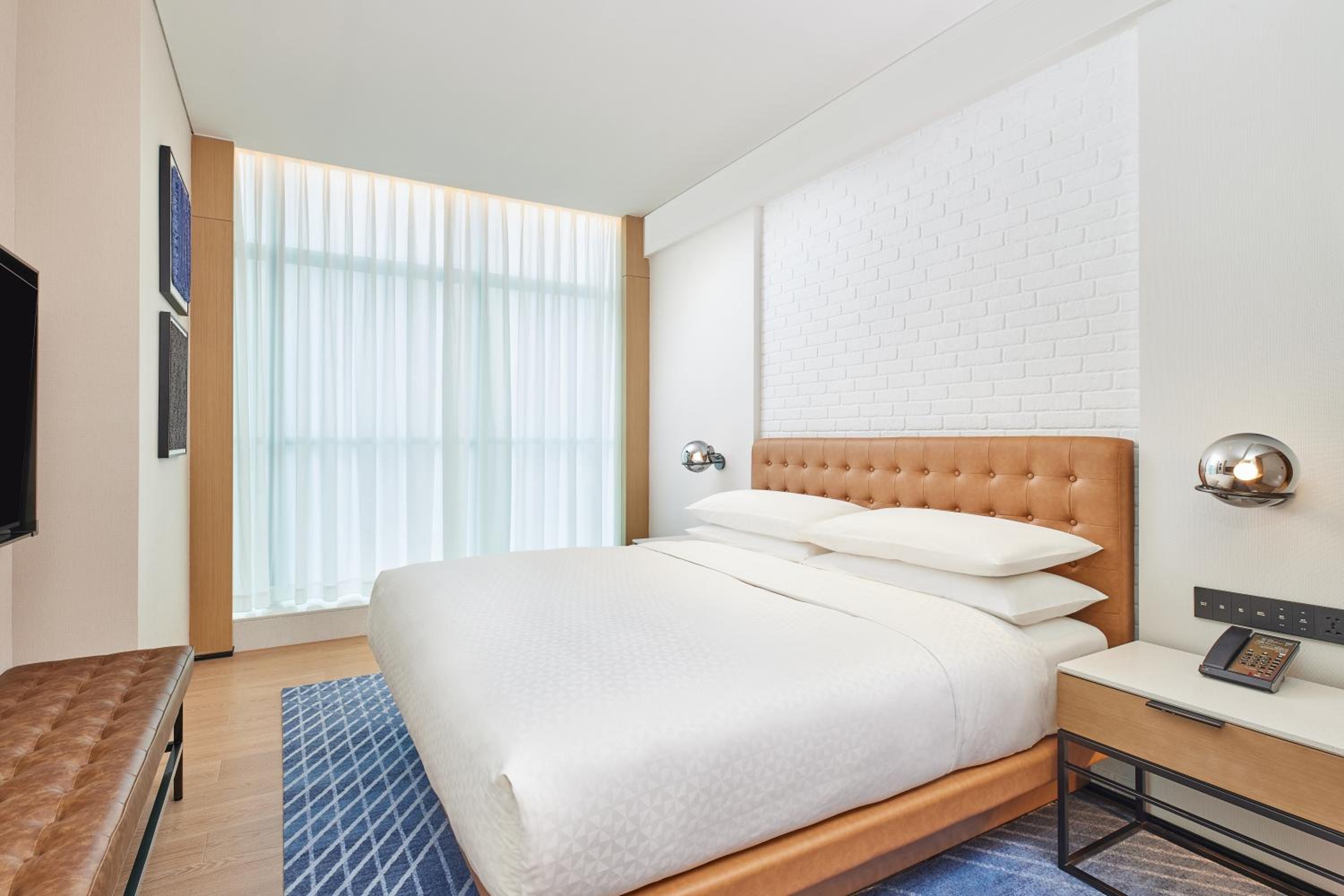 Premier One-Bedroom King Suite with City View