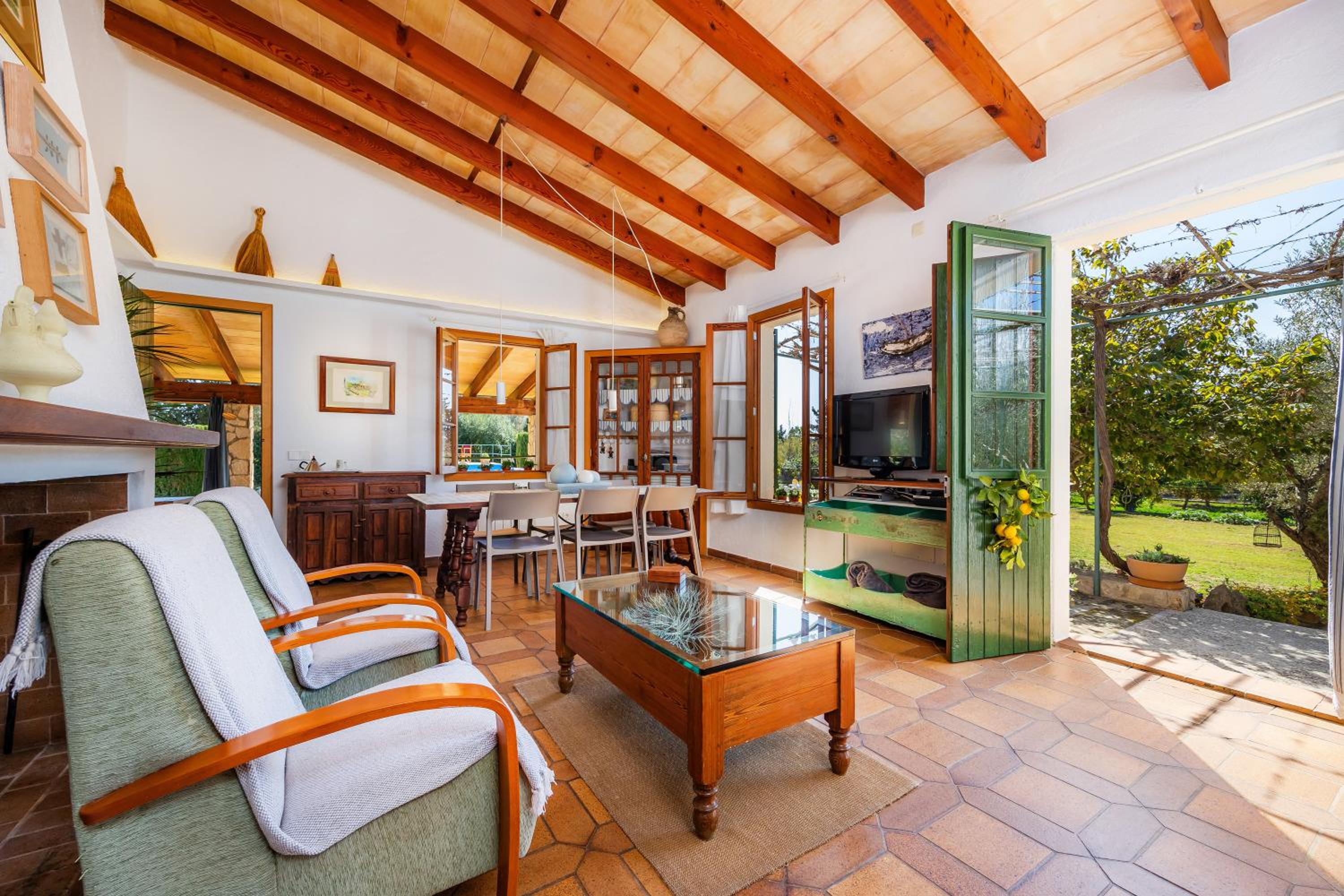Villa con vistas al jardín