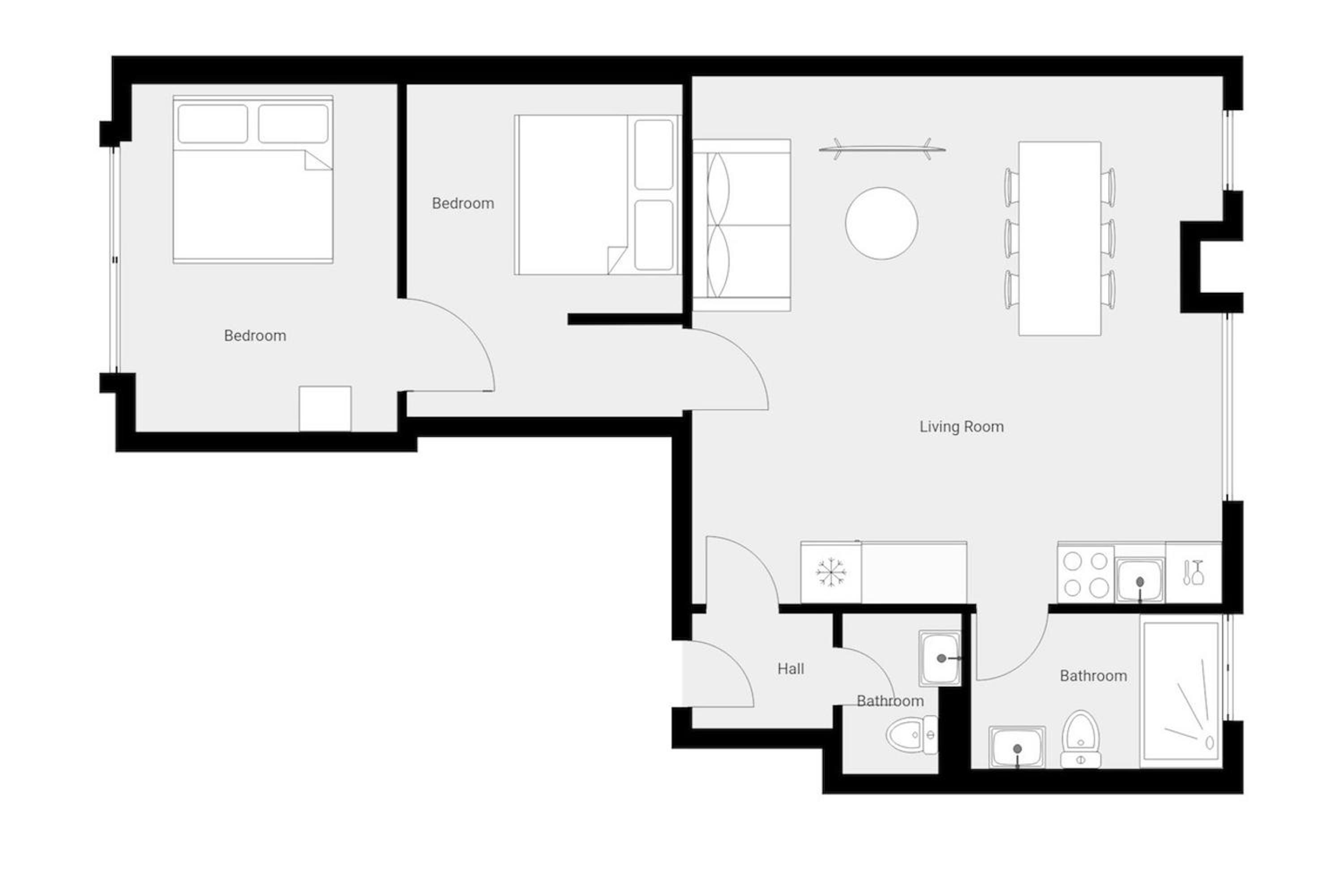 Two-Bedroom Apartment - Photo 9