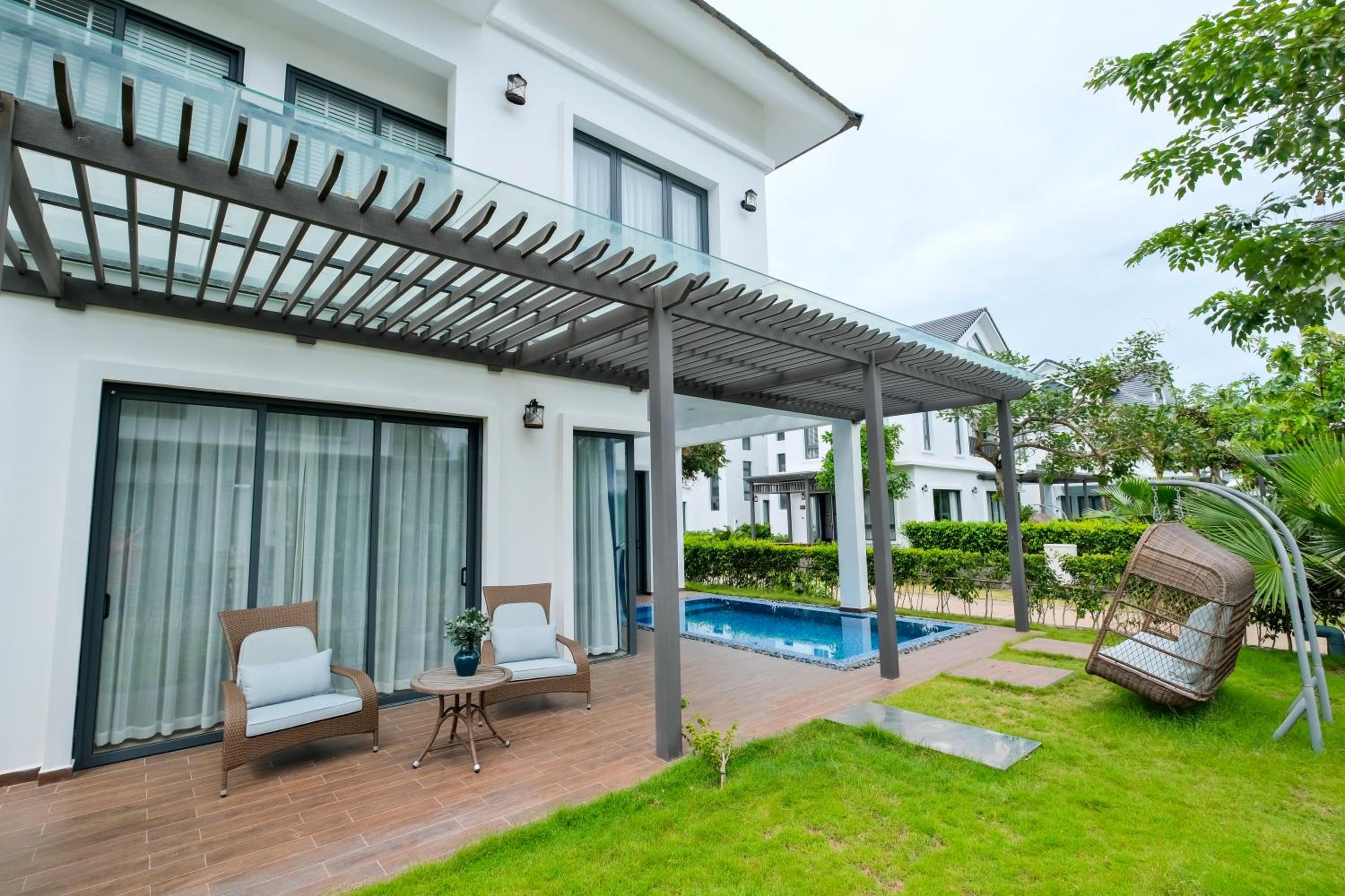 Four-Bedroom Villa with Garden View