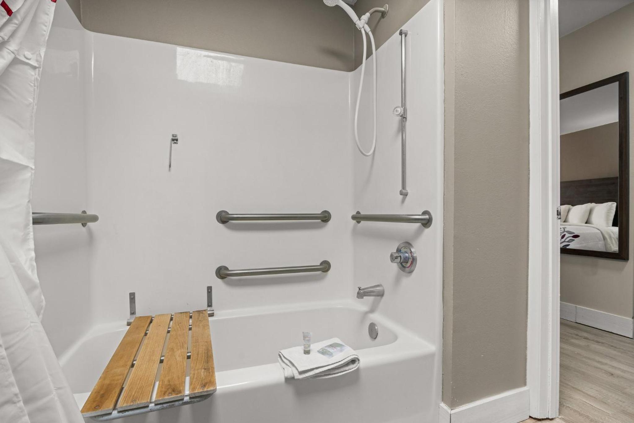 Deluxe King Room Disability Access Roll-In Shower Non-Smoking