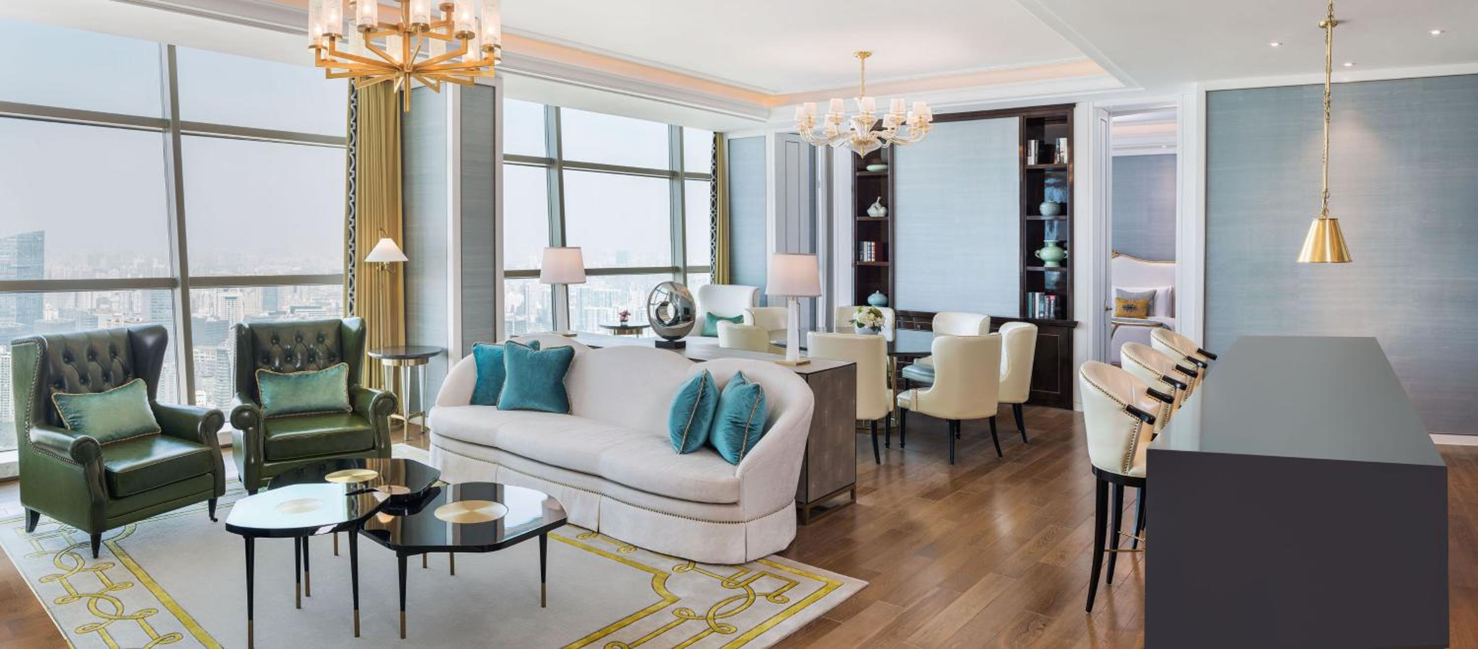 Metropolitan Suite, Club lounge access, 2 Bedroom 2 room Suite, City view
