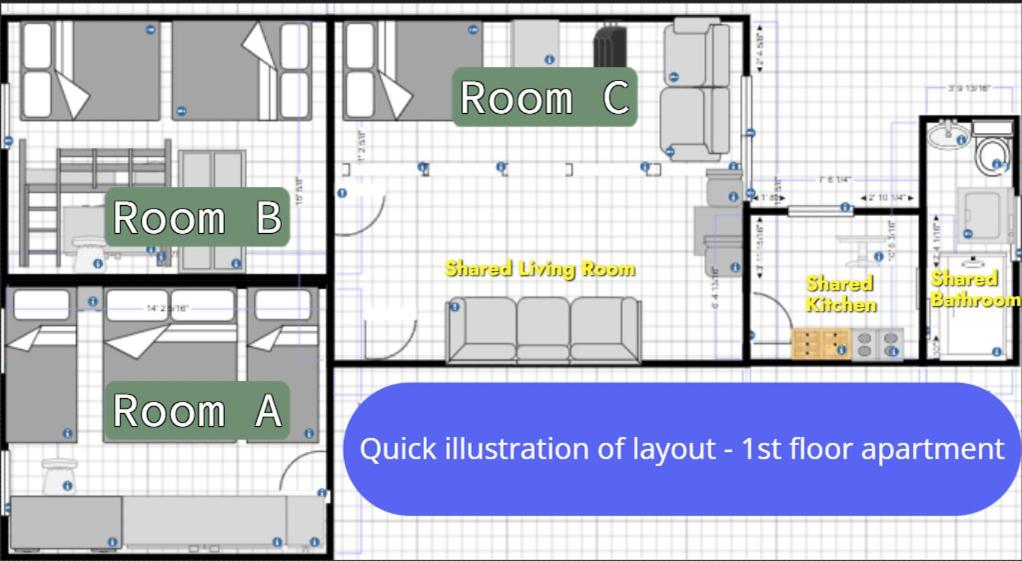 Family Room With Shared Bathroom photo 3