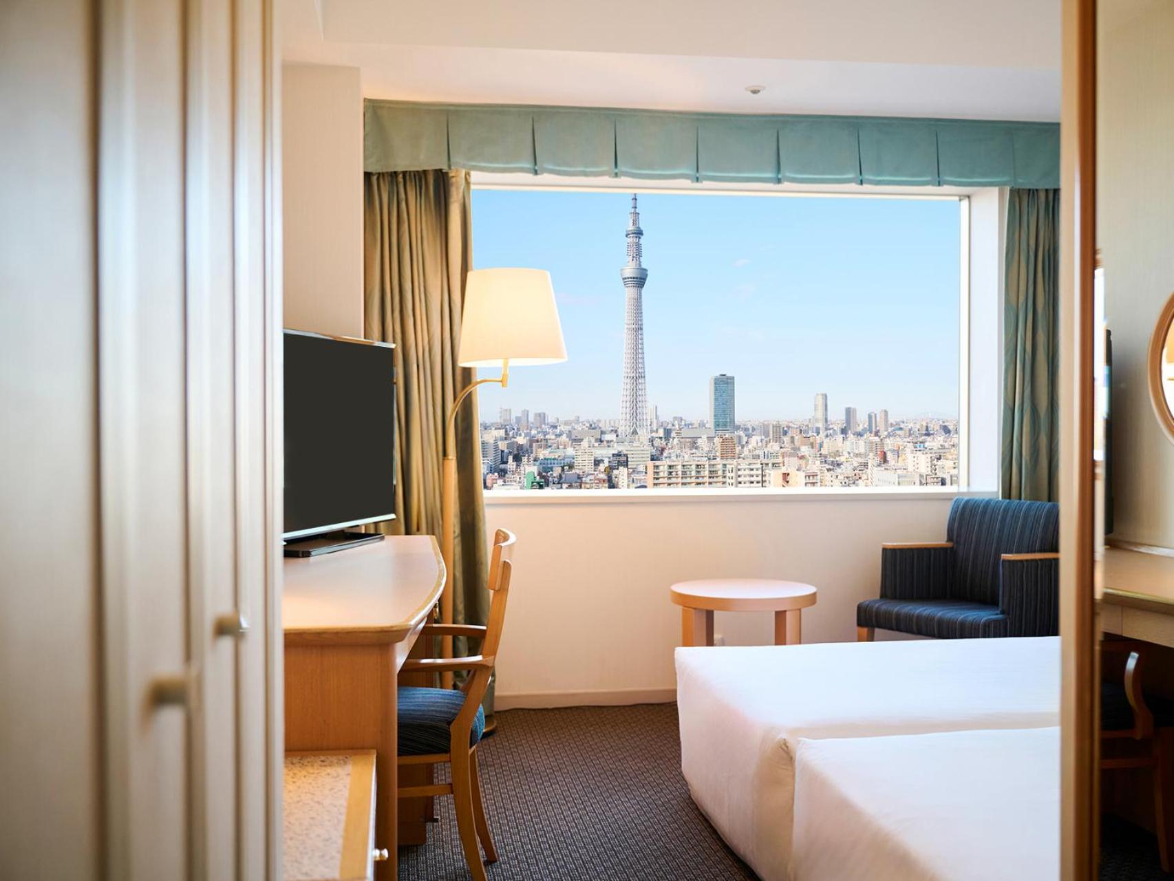 Economy Twin Room with Tokyo Sky Tree View - Non-Smoking - Photo 8