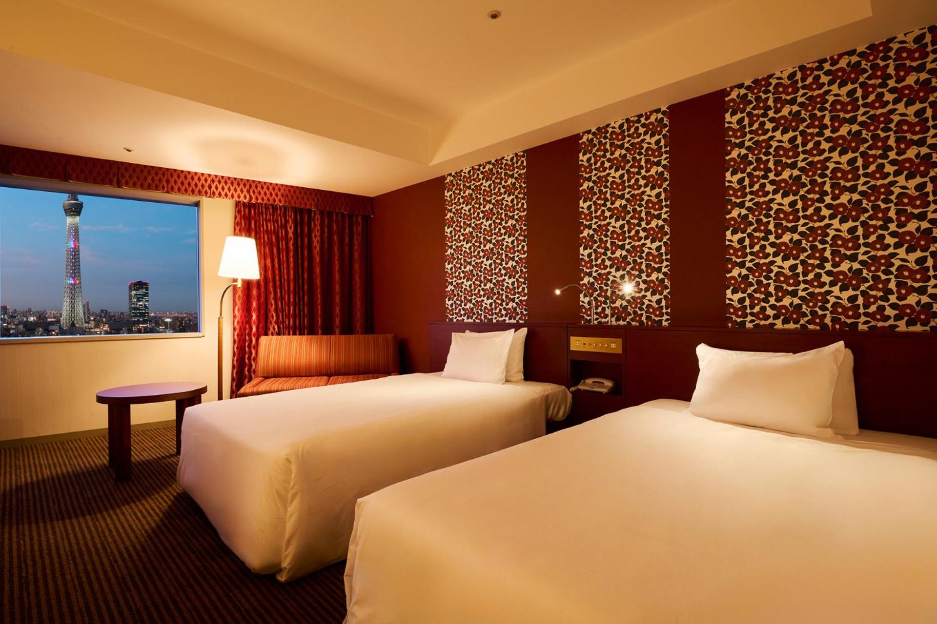 Standard Twin Room with Tokyo Sky Tree View - Non-Smoking - Photo 1