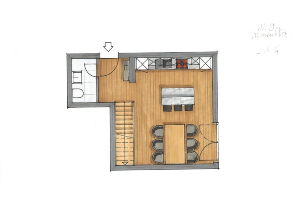 Apartment 9 on the top floor over two floors without balcony photo 1