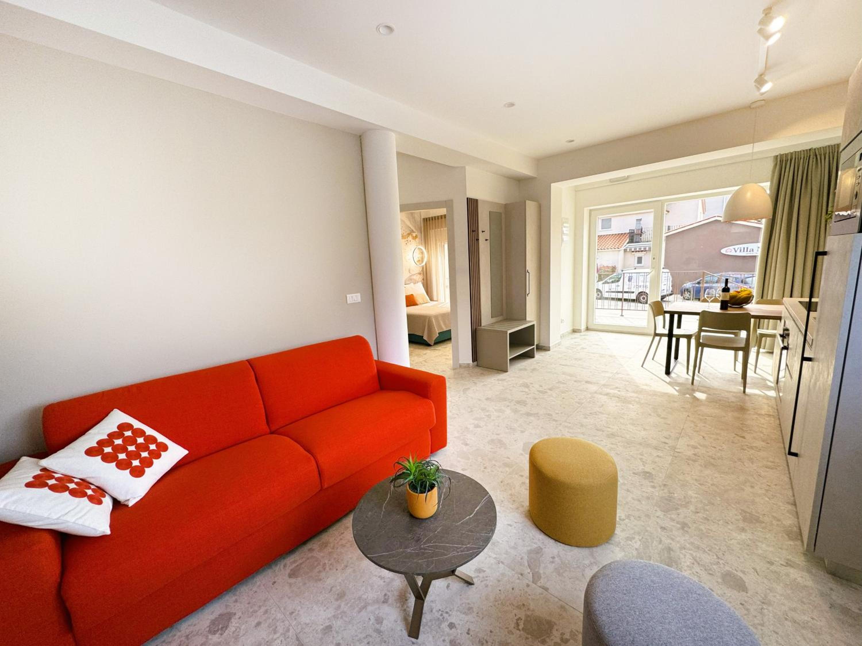 New Superior One-Bedroom Apartment Terrace 4*