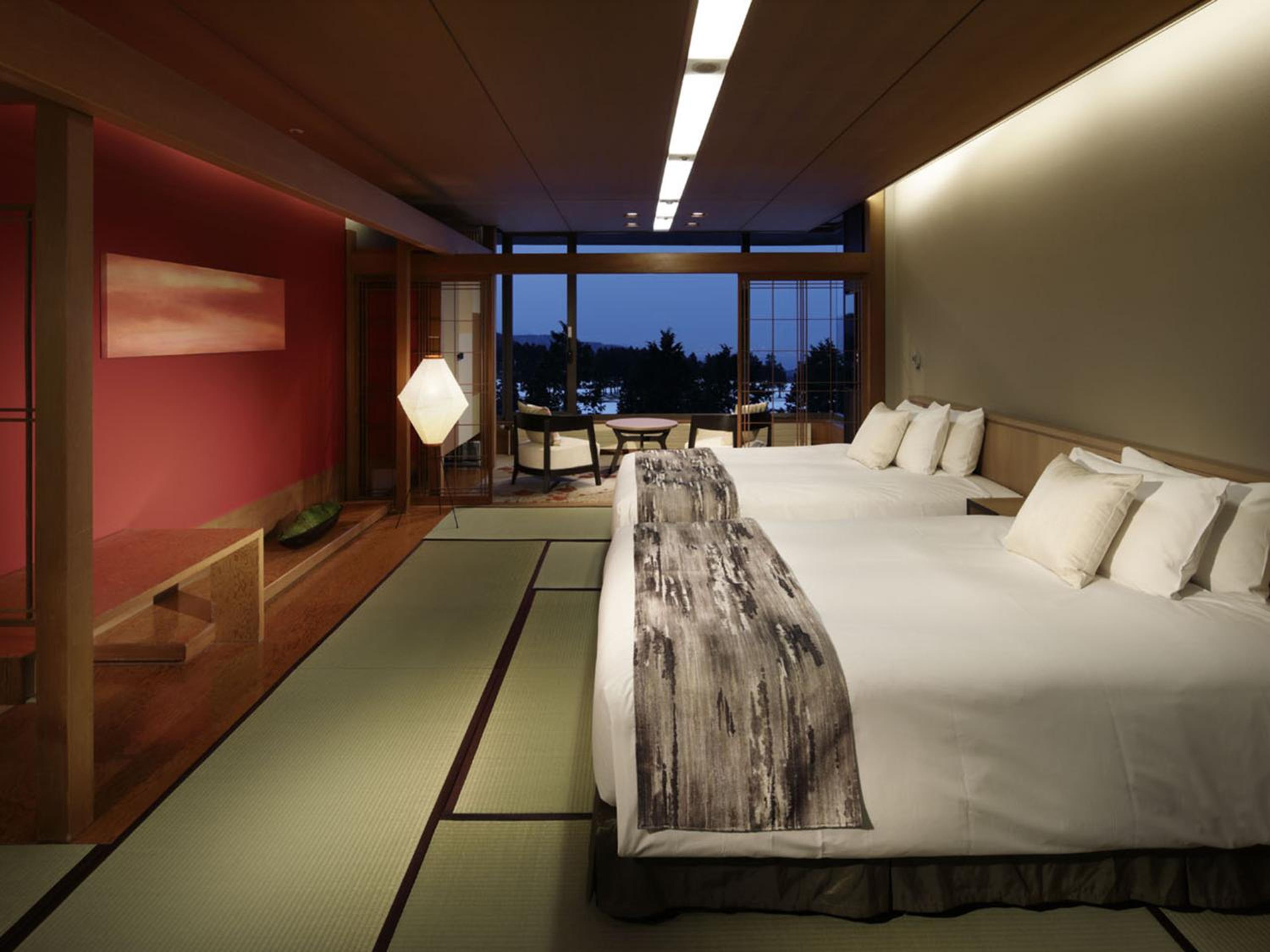 Premium Twin Room with Tatami Area (Highest Floor) - Non-Smoking